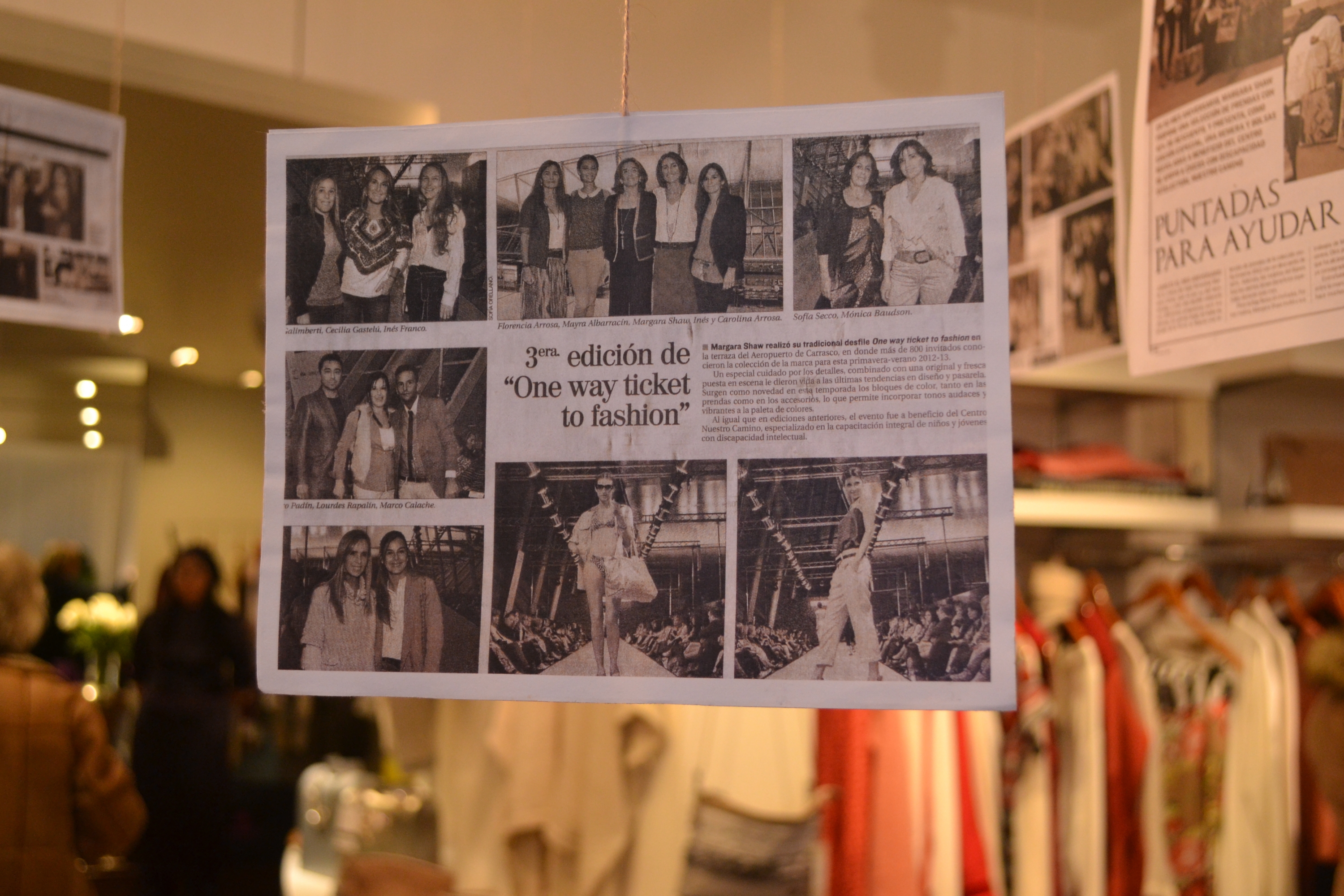 Recuerdos de la trayectoria.