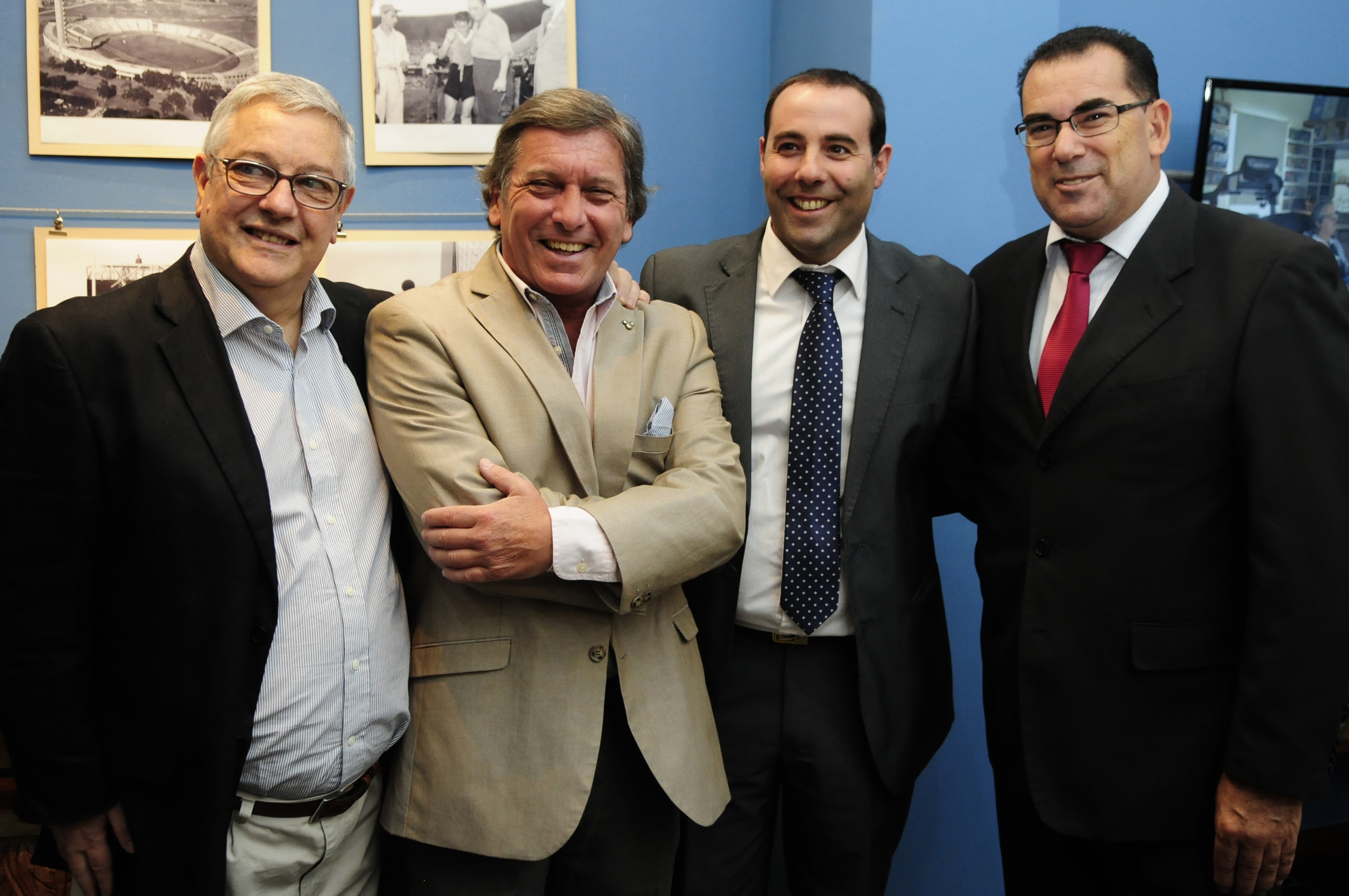 Víctor Fernández, Sergio Boffano, Marcelo Monzeglio, Héctor Robledo.