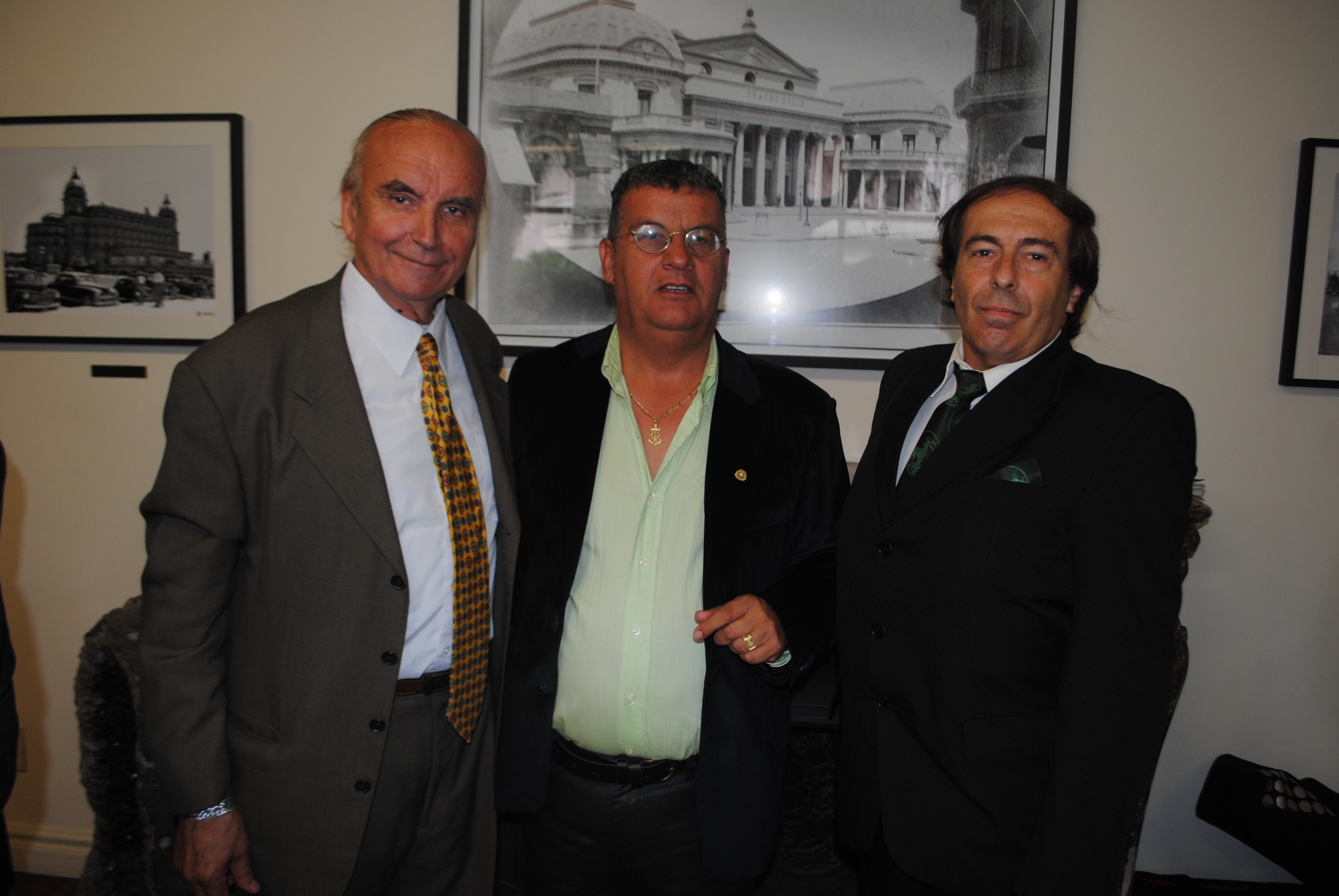 Pablo de la Fuente, Daniel Guevara, Eduardo Marrone.