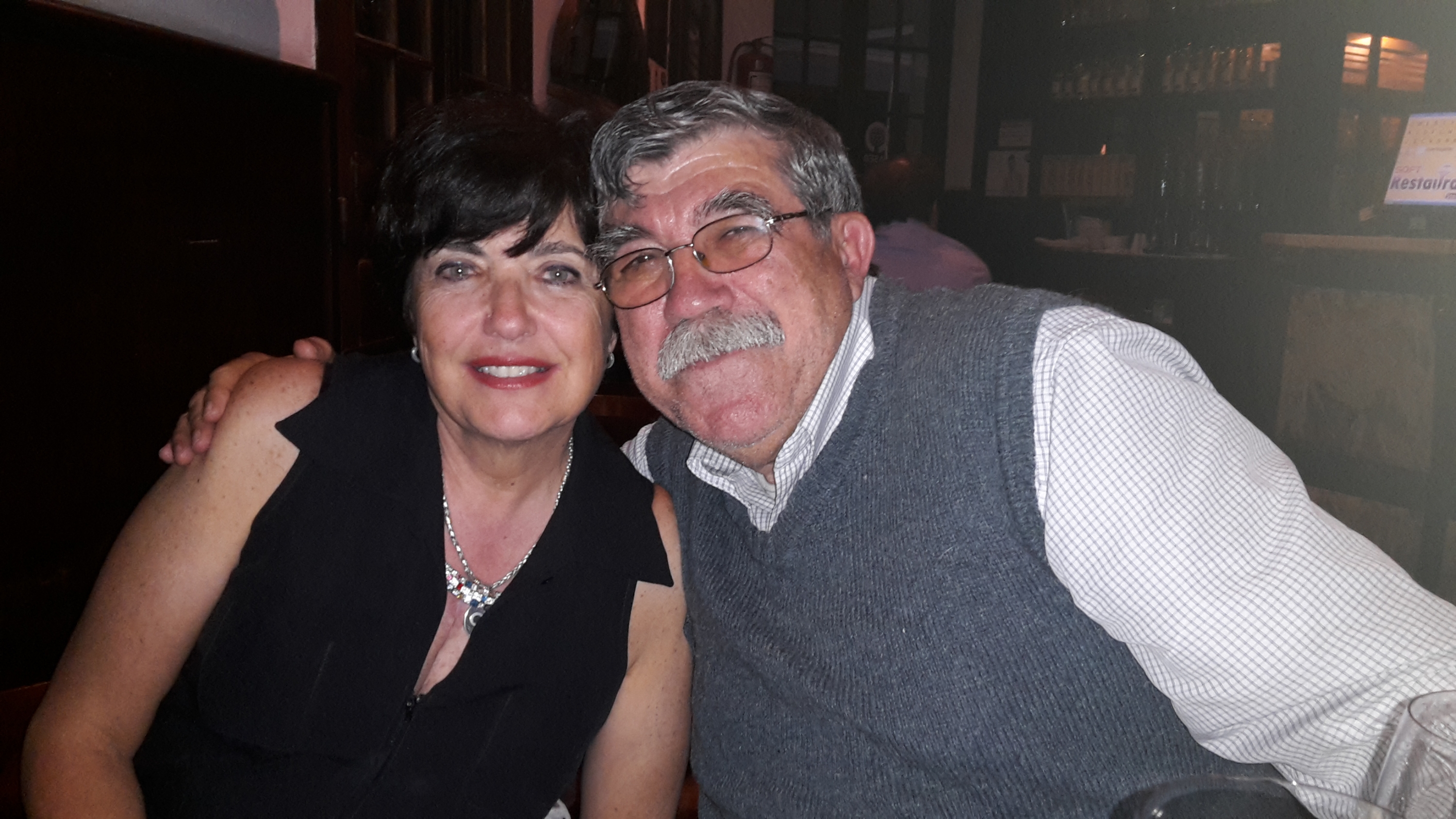 Guillermo Ramis con su esposa Teresita.&nbsp;