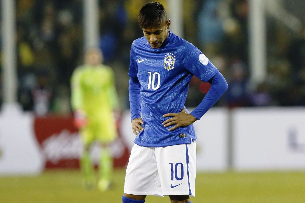 Neymar Júnior fue expulsado tras el Brasil-Colombia. Foto: EFE