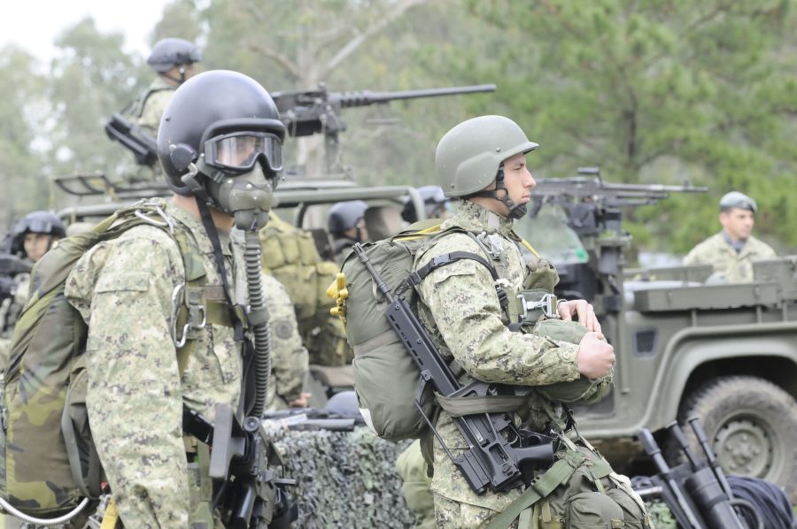 La Compañía Escorpión se divide en dos grupos: francotiradores y asalto. Foto: D. Borrelli