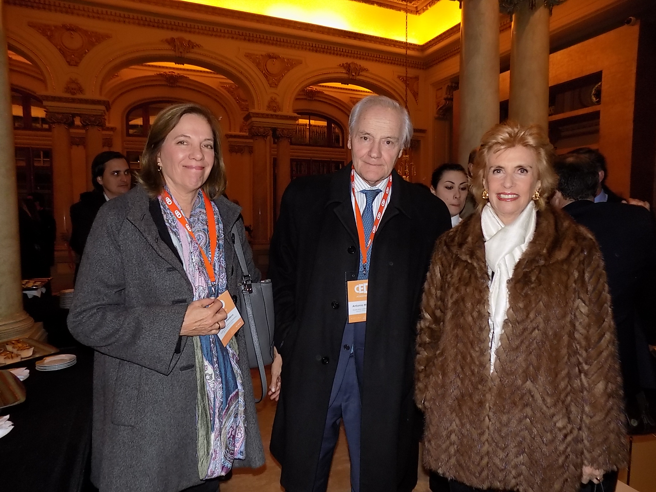 Rosario Medero, Antonio Mercader, Julia Rodríguez Larreta.
