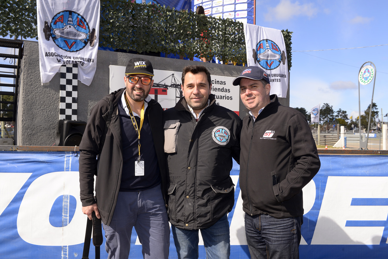 Christian Peluffo, Marcelo Mantegazza, Rafael Fernández.