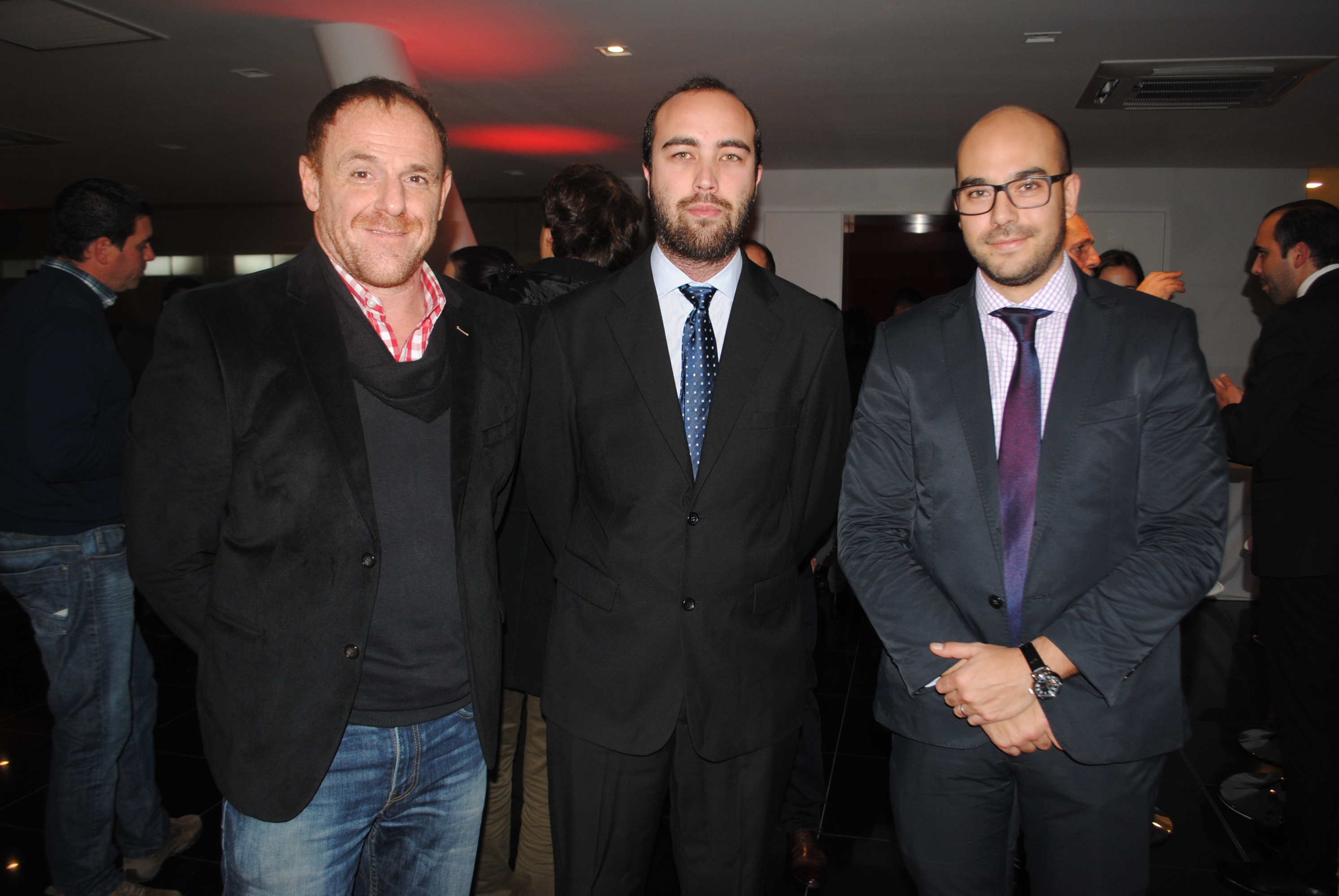 Julio Wolman, Rodrigo Barcia, Hebert Paguas.