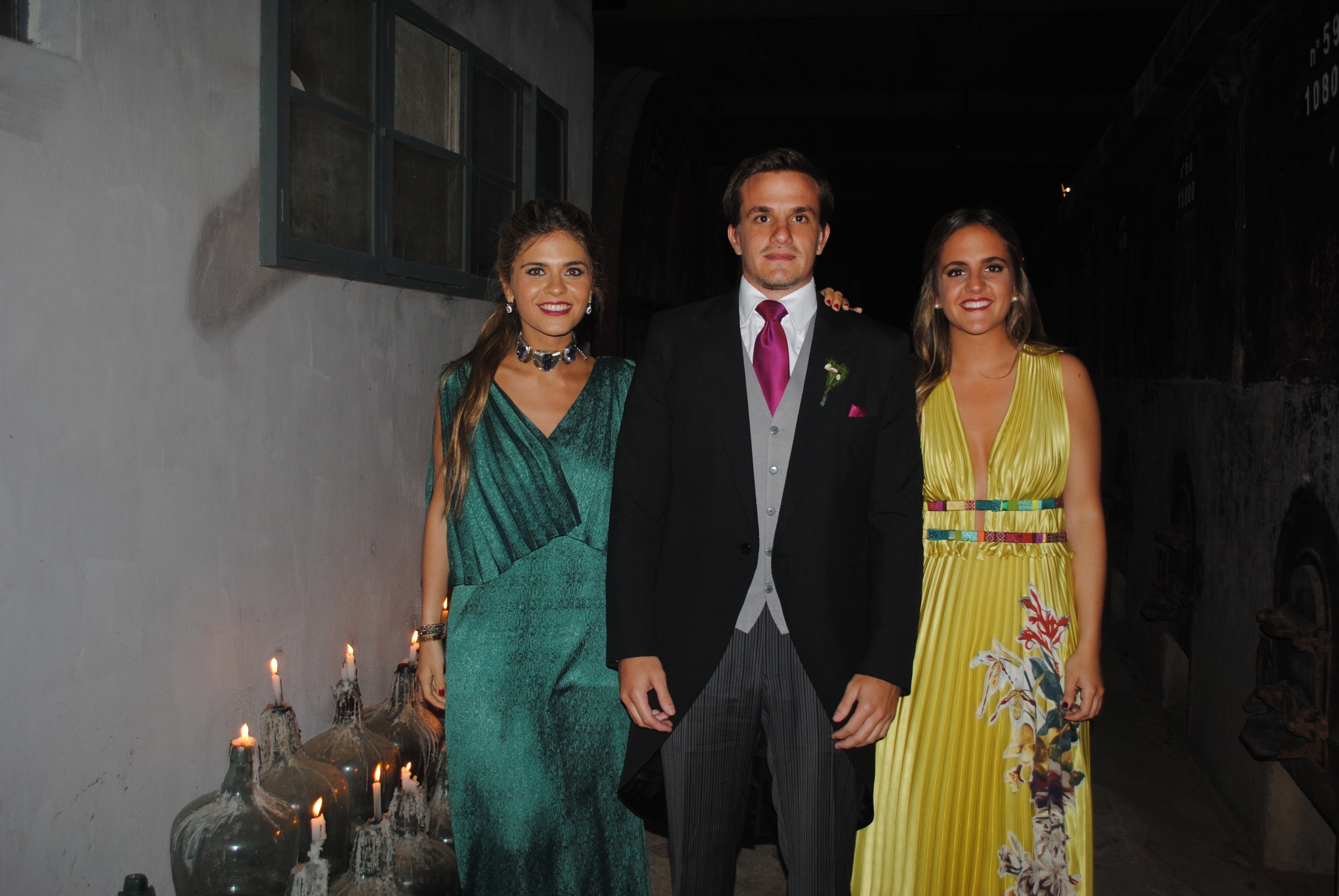 Florencia Galeano, Santiago y Magdalena Gortari.