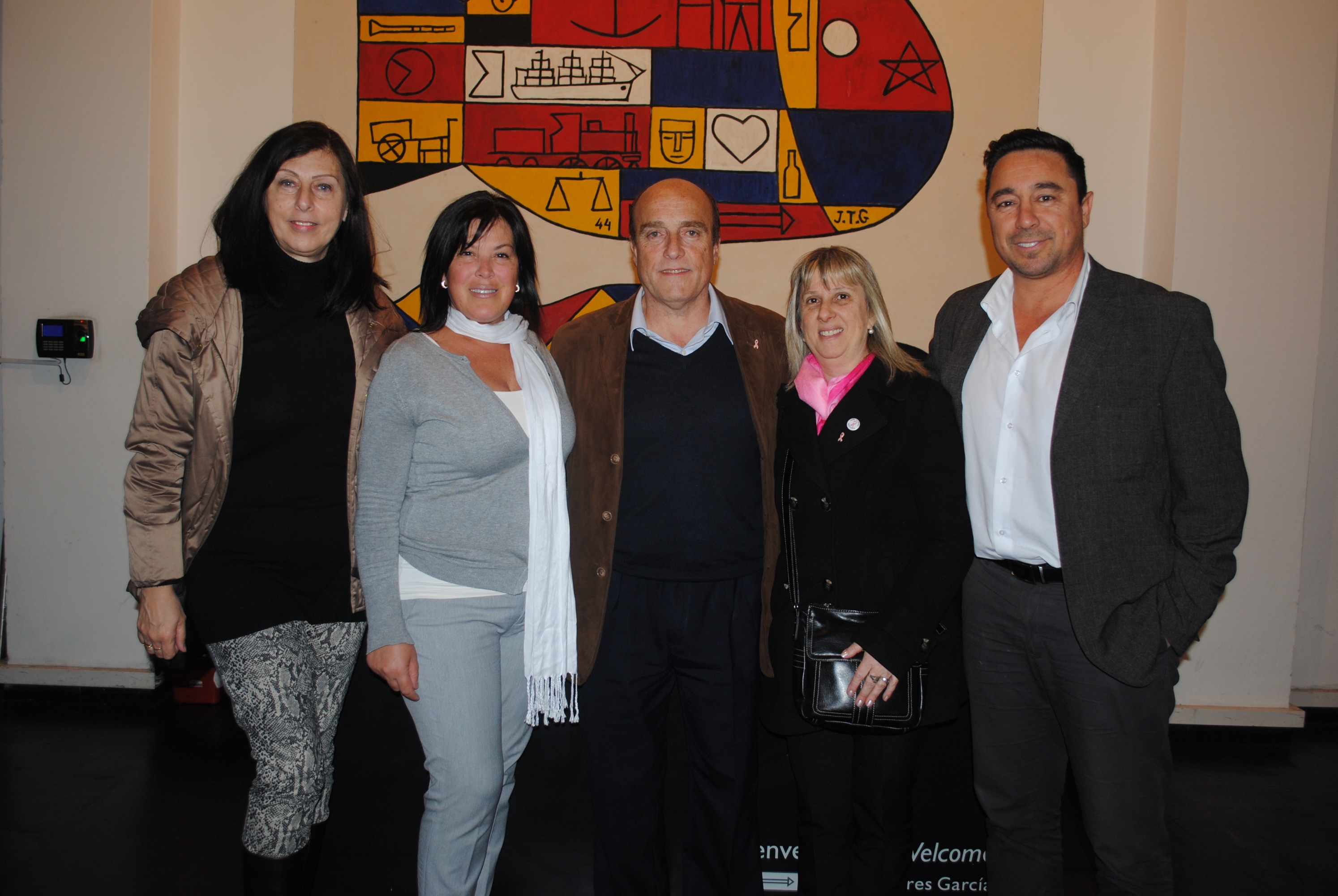Patricia Gandaria, Lourdes Rapalín, Daniel Martínez, Sonia Waisrub, Alvaro Padín.