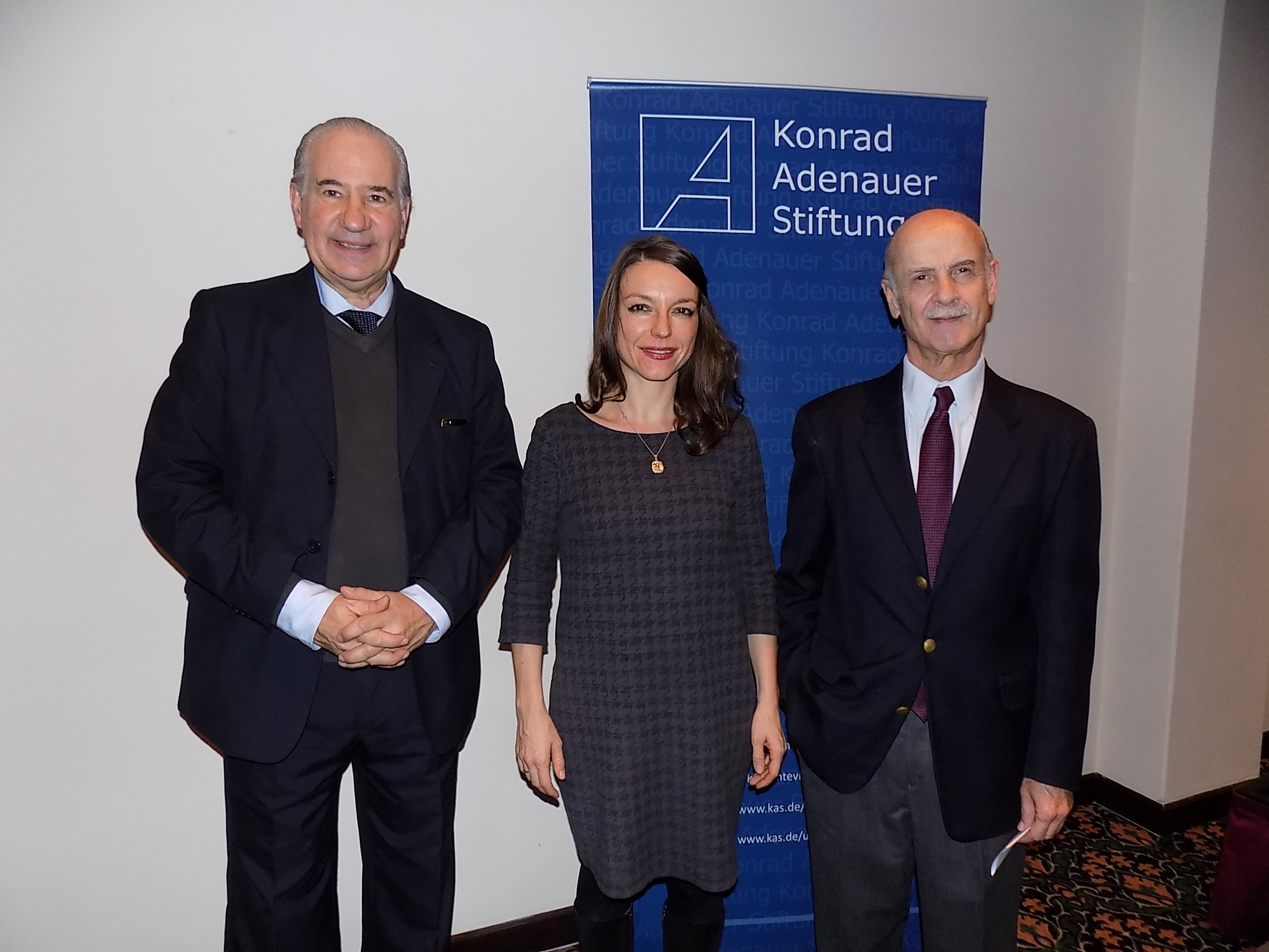 Ruperto Long, Kristin Wesemann, Eugenio Xavier de Mello.