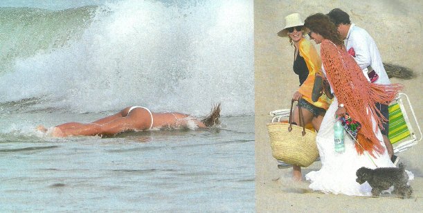 Florencia Raggi, una sirena en José Ignacio (Fotos: Gente)