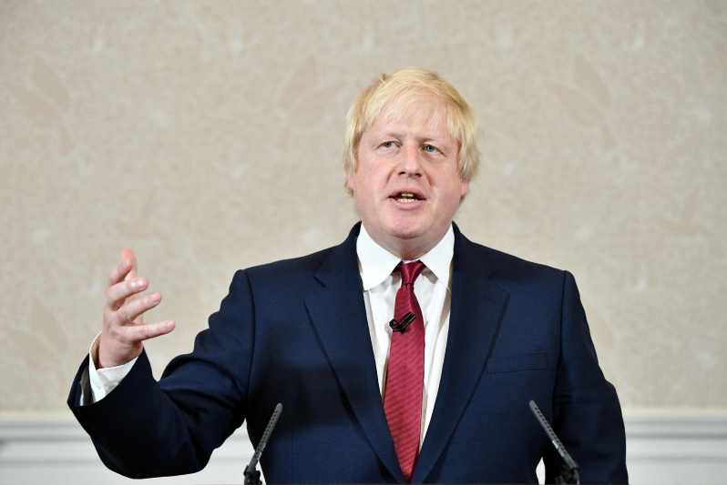 Boris Johnson se bajó de la candidatura para ser primer ministro. Foto: AFP.