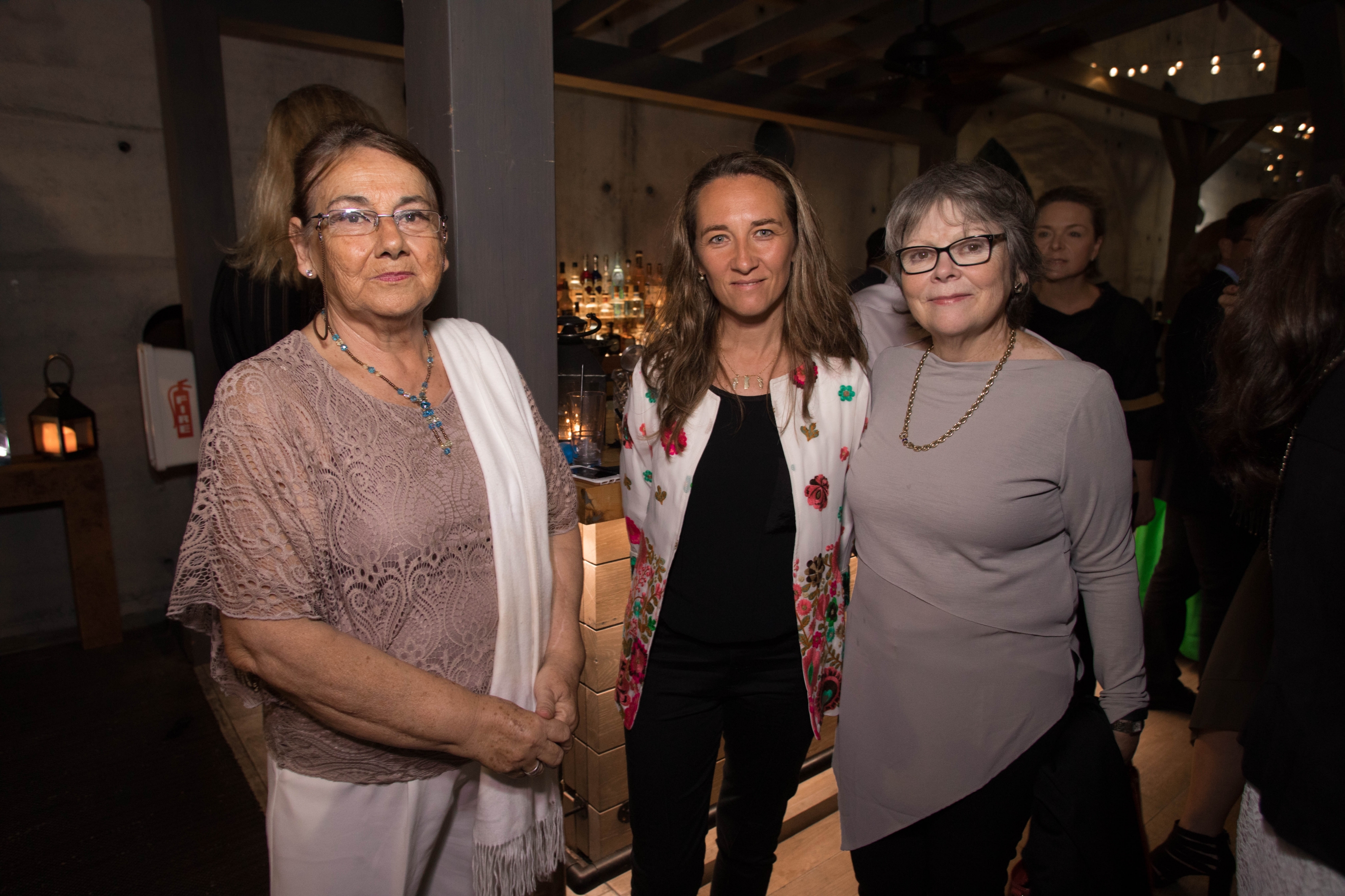 Mary Terra, Mildred Prantl, Lucia Trujillo.