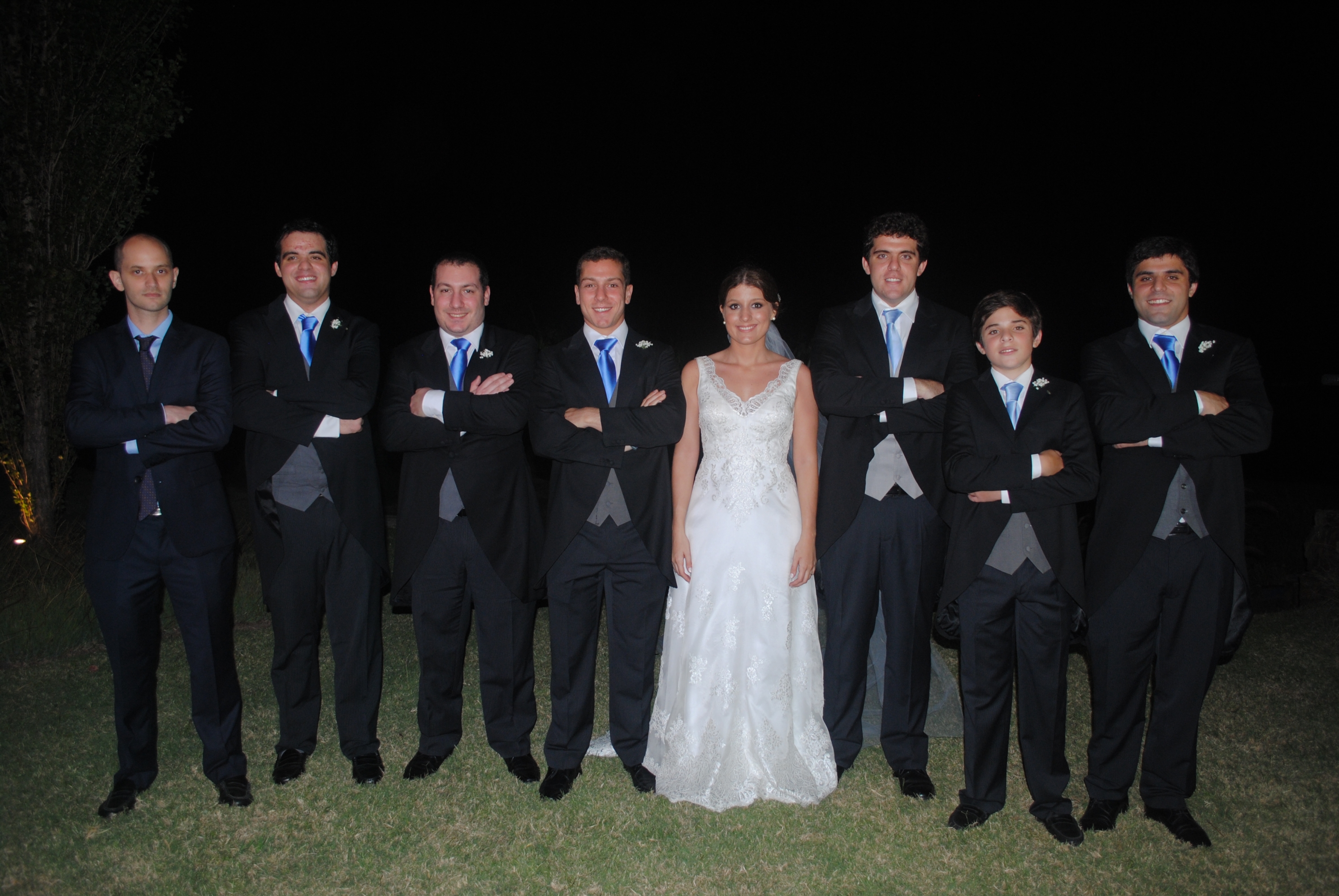 Leandro Correa, Facundo García, Jerónimo, Renzo y Tiziana Melissari, Nicolás, Manuel y Agustín García.