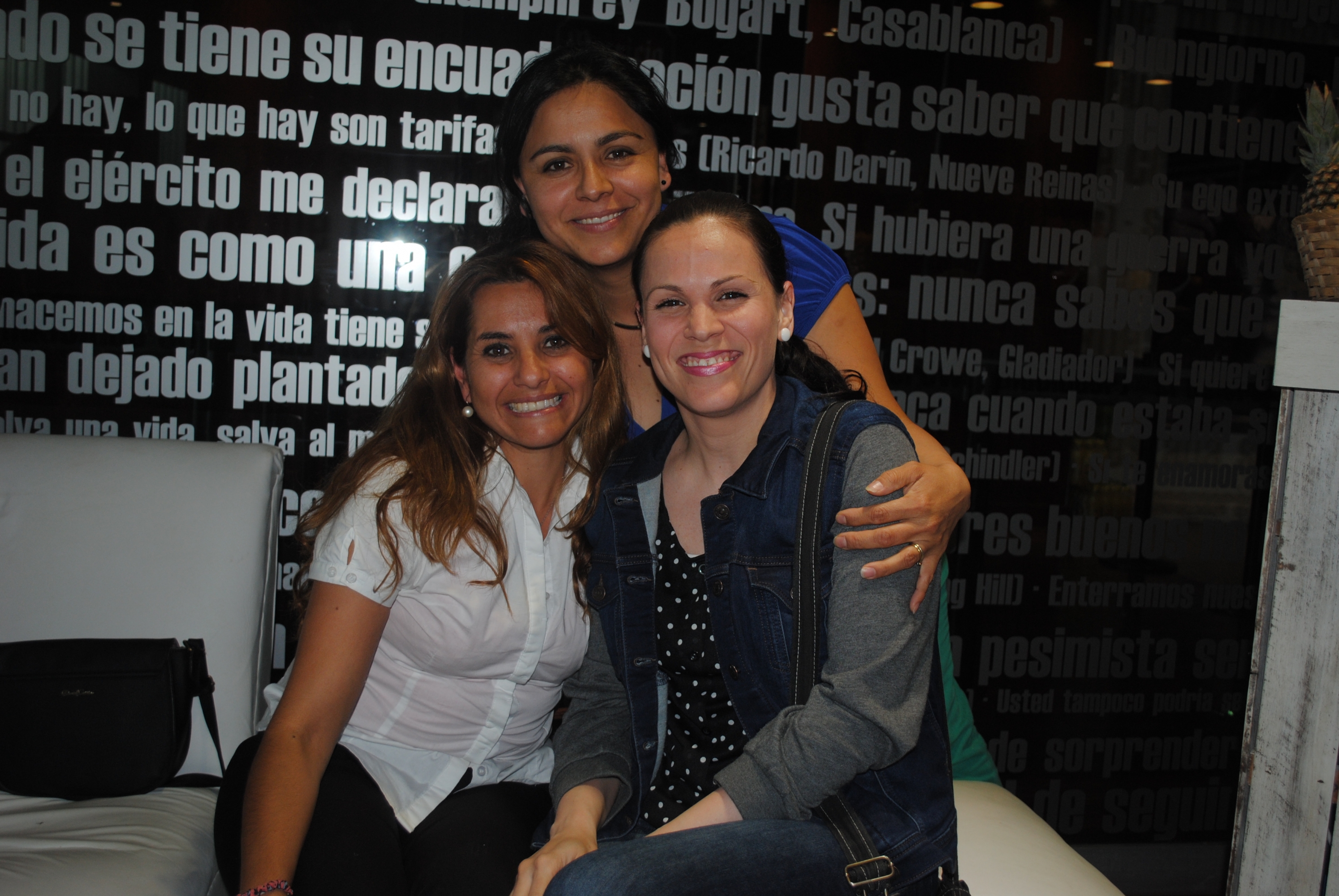 Rossana Guedes, Berenice Arriaga, Betina Sánchez.