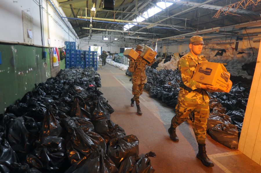 Dolores, tres semanas después del tornado. Foto: Fernando Ponzetto.