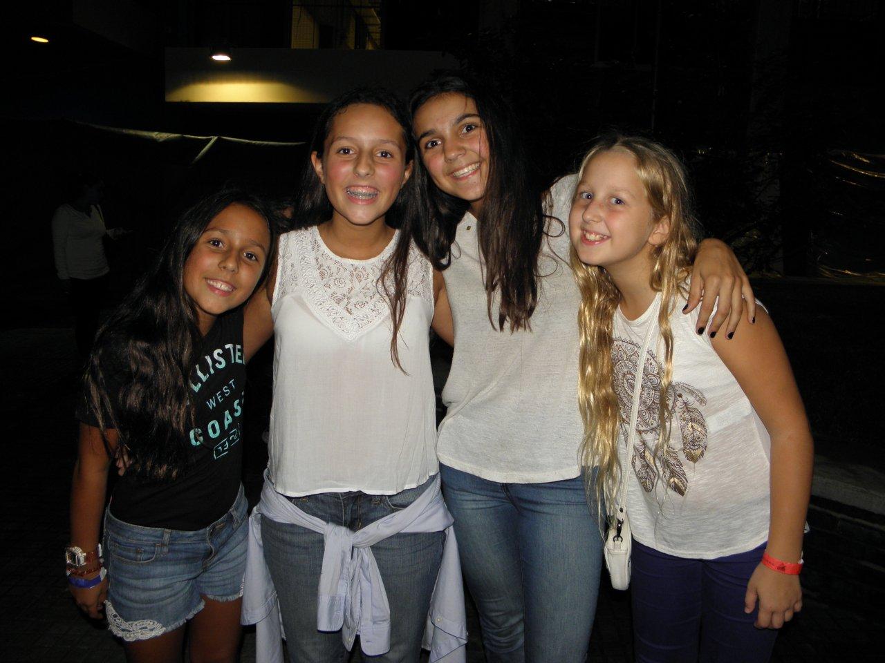 Isabella Pietrafesa, Elena Pietrafesa, Lucía Espiñeira y Sofía Biatturi.