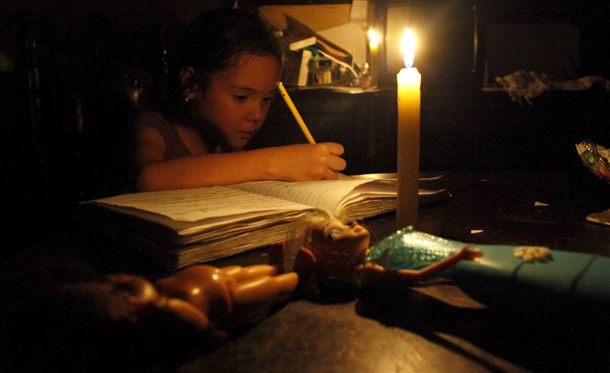 Maracaibo sin electricidad. Foto: Reuters.