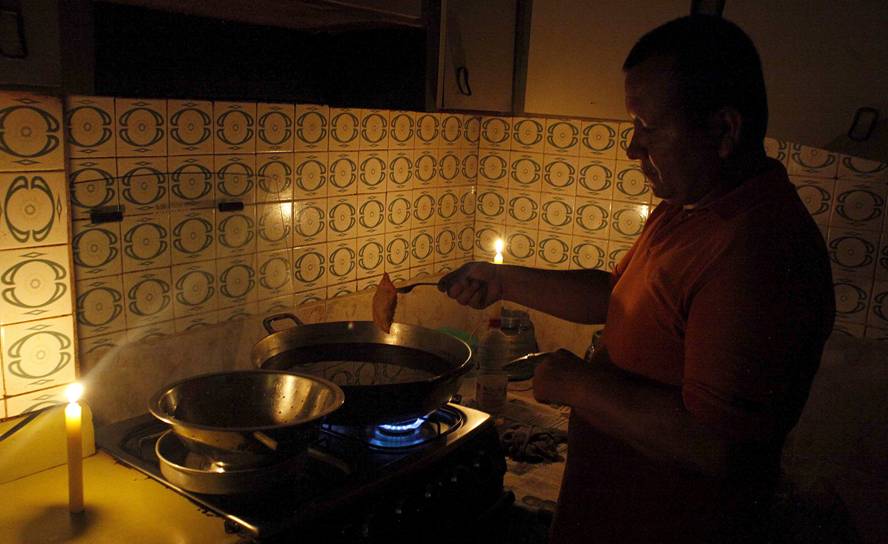 Maracaibo sin electricidad. Foto: Reuters.