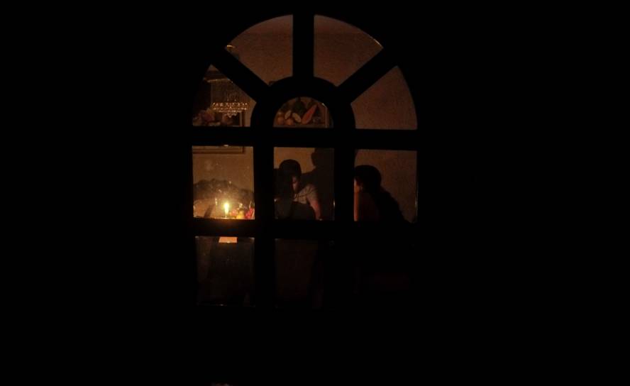 Maracaibo sin electricidad. Foto: AFP.