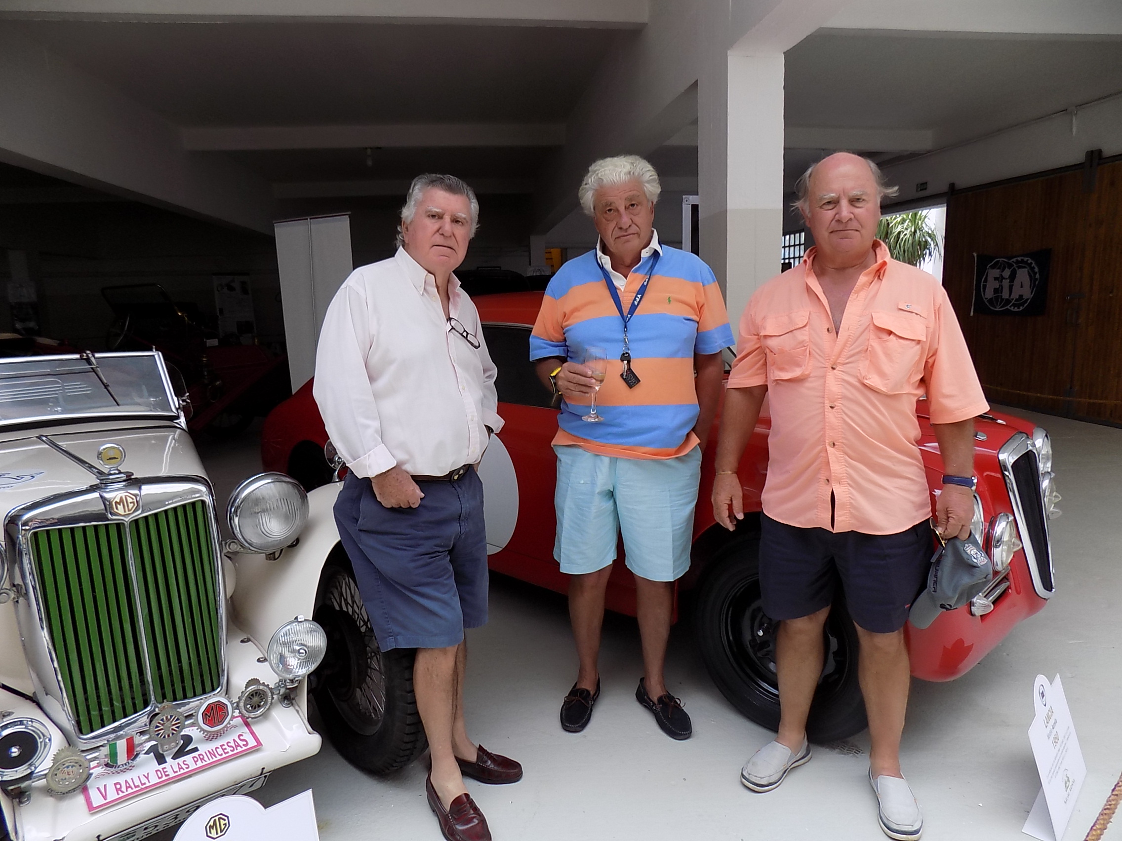 Ernesto Claramunt, Alberto Pascuzzi, Alberto Mieres.