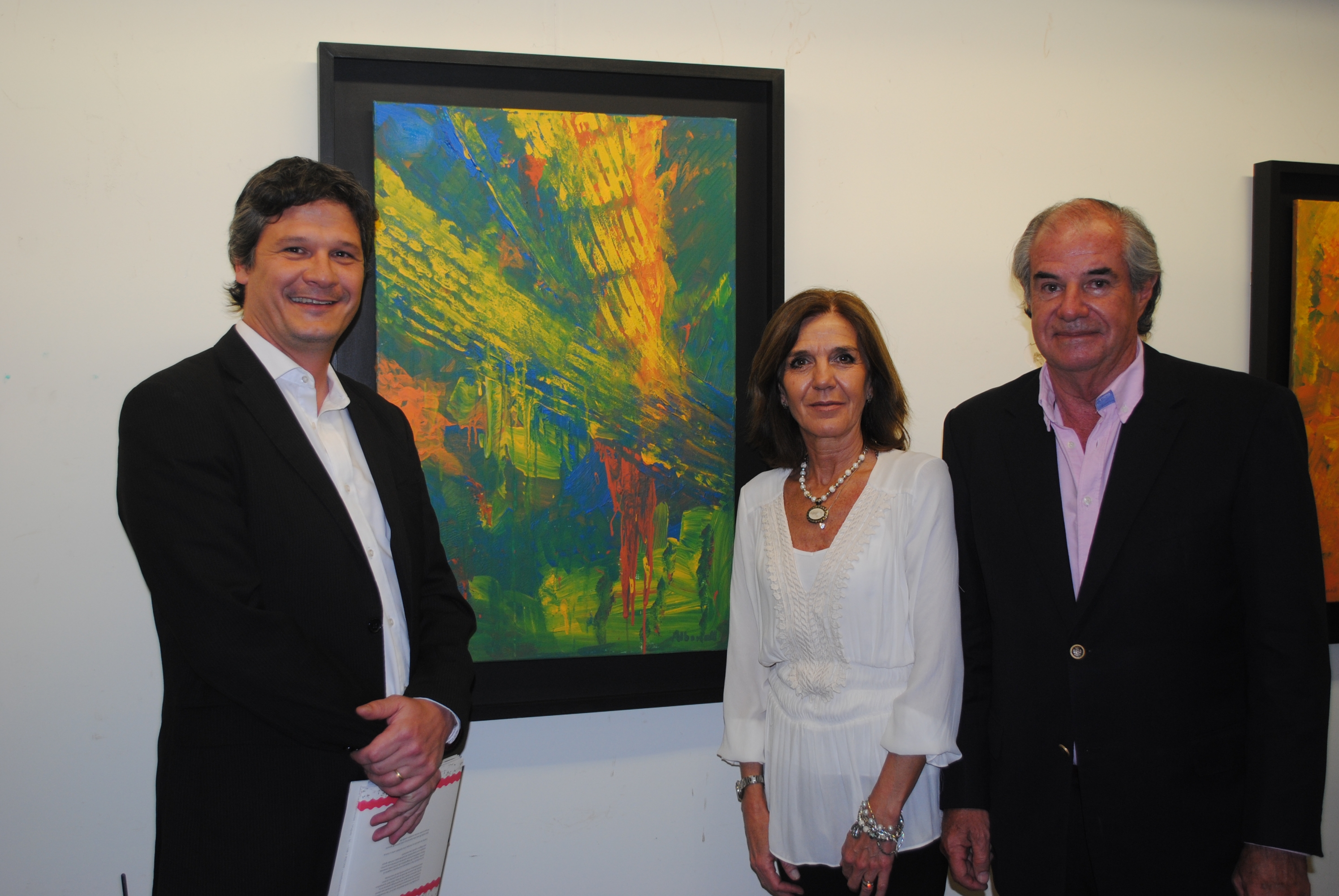 Juan Castells, Cecilia Torrendell, Adolfo Albanell.