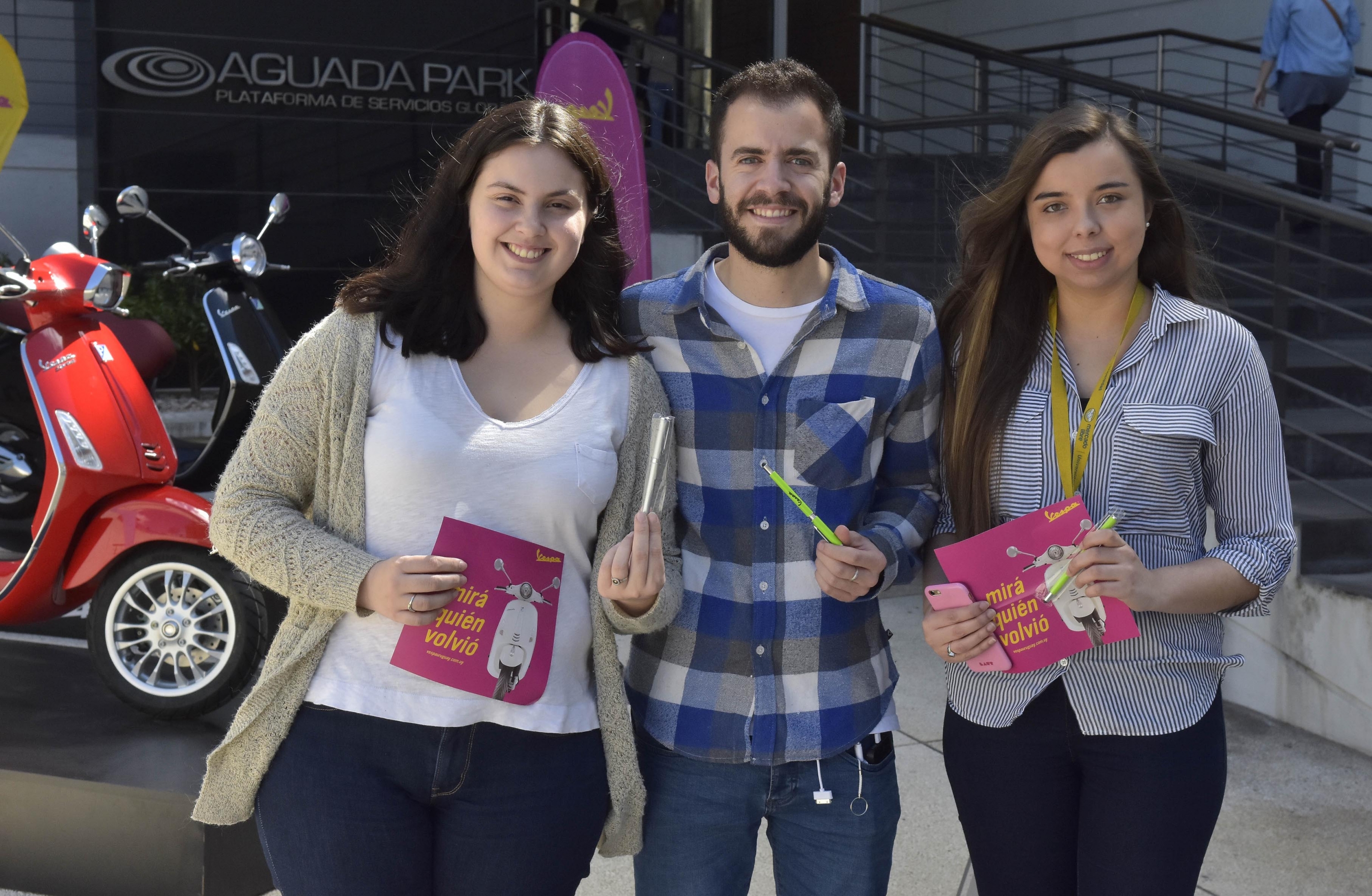María José Da Silva, Juan Piccoli, María Noel Garate.
