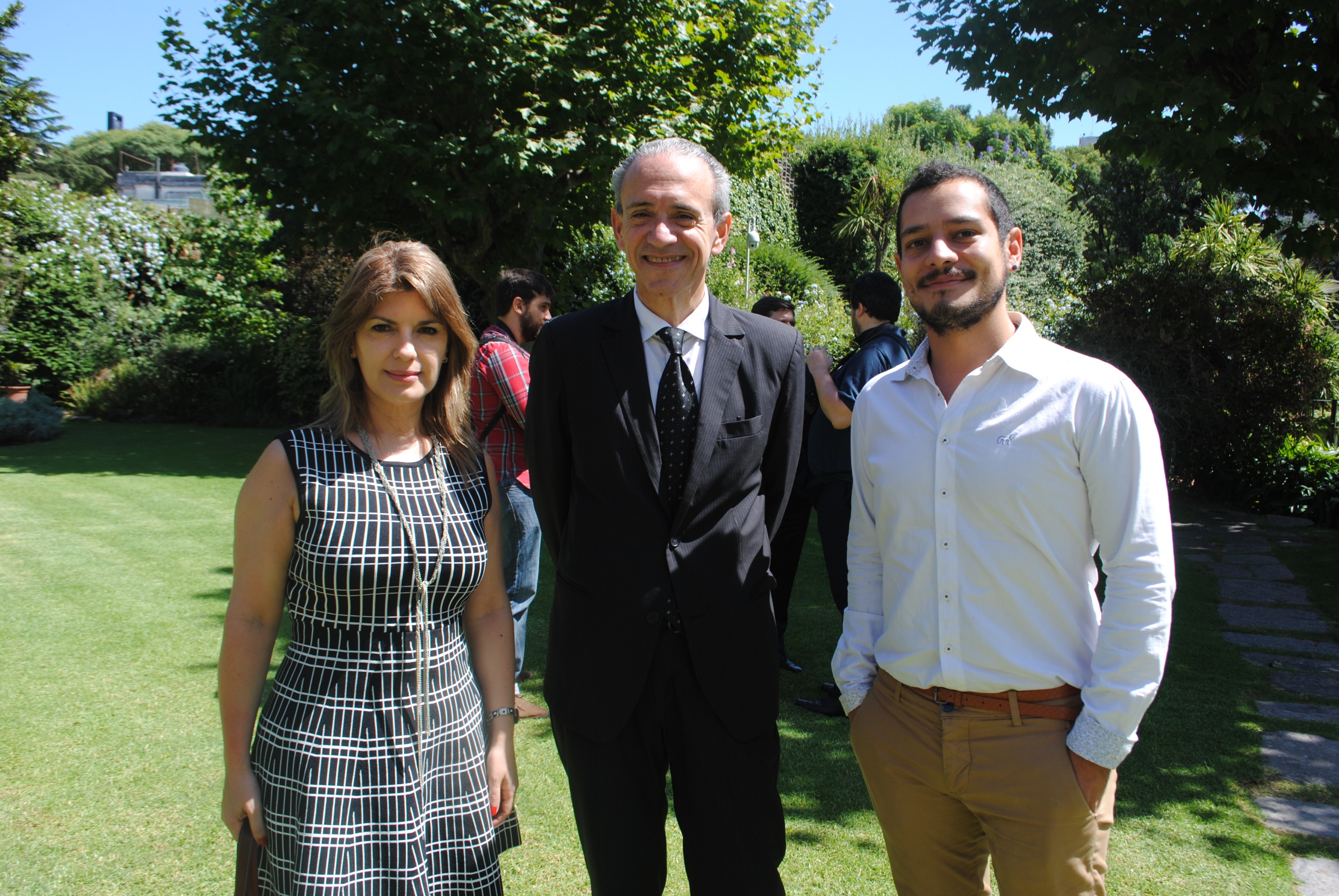 Daniela Bouret, José Miguel Onaindia, Yamandú Lasa.