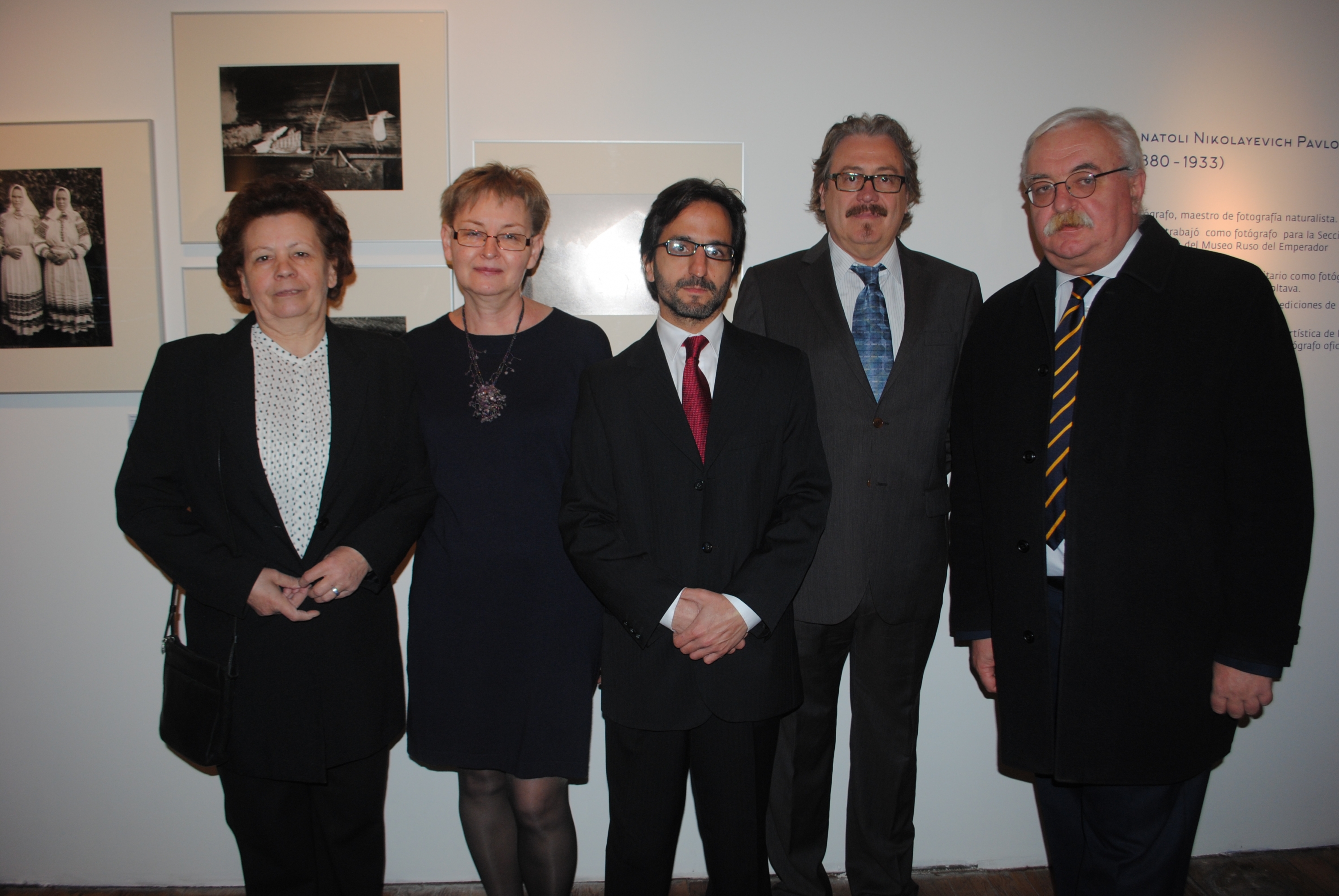Valentina Gorbacheva, Natalia Prokopieva, Facundo De Almeida, Joan Gregori, Embajador de Rusia Alexey k Labetskiy.