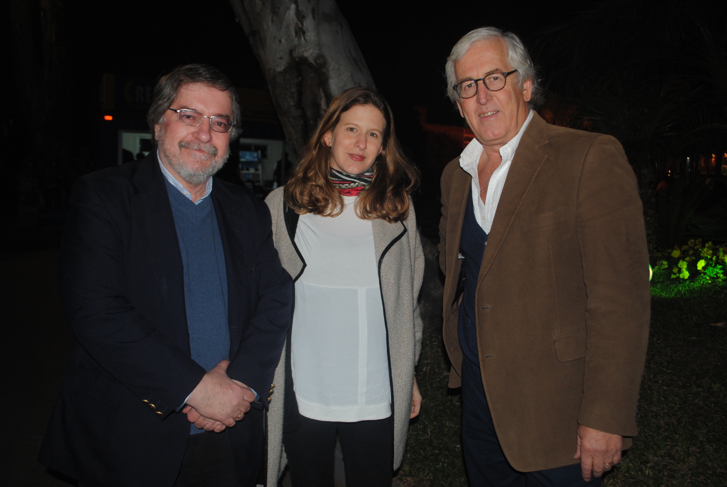 Javier Pastoriza, Valentina y Horacio Artagaveytia.