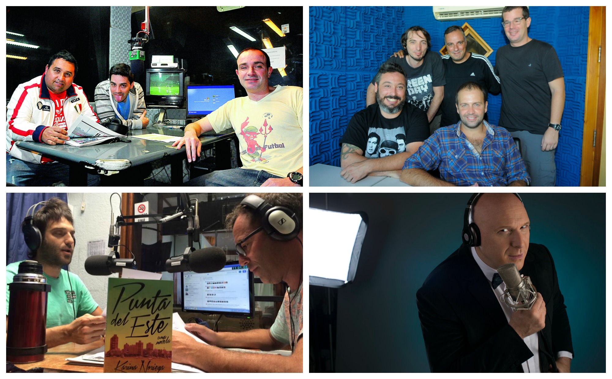 Locos por el fútbol (Catorce10 AM), Segunda pelota (Océano FM), Radiomental (Azul FM), Malos pensamientos (Azul FM).