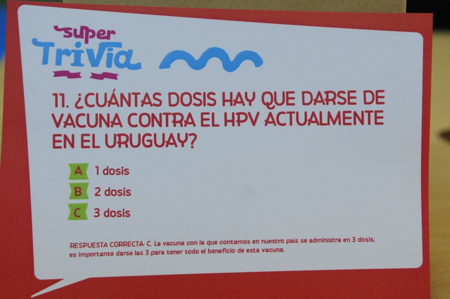 El Súper Trivia hará énfasis en la vacuna contra el HPV. Foto: M. Bonjour