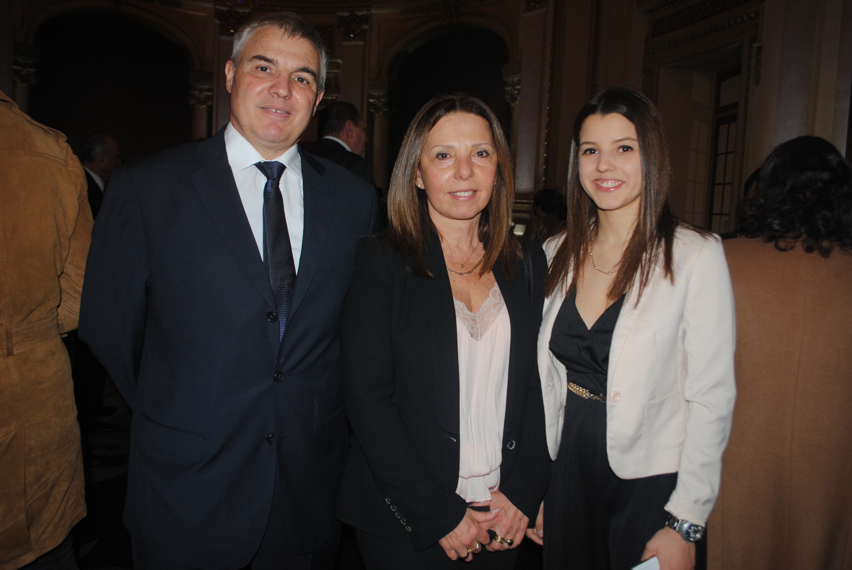 Enrique Goyetche, María Fernanda Marra, Federica Goyetche.