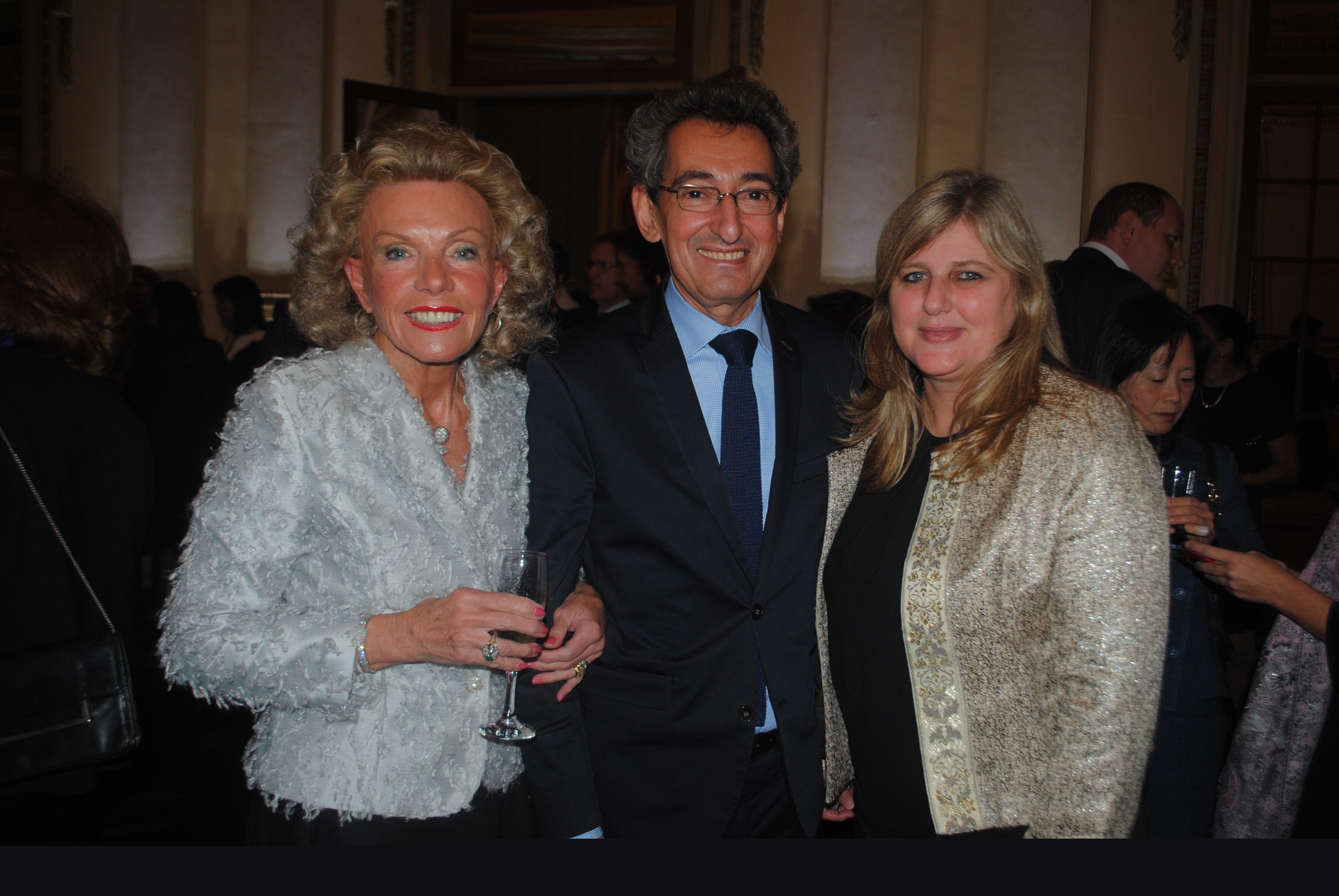 Lorena Horne de Ortíz, Omar Mesa, Andrea Vignolo.