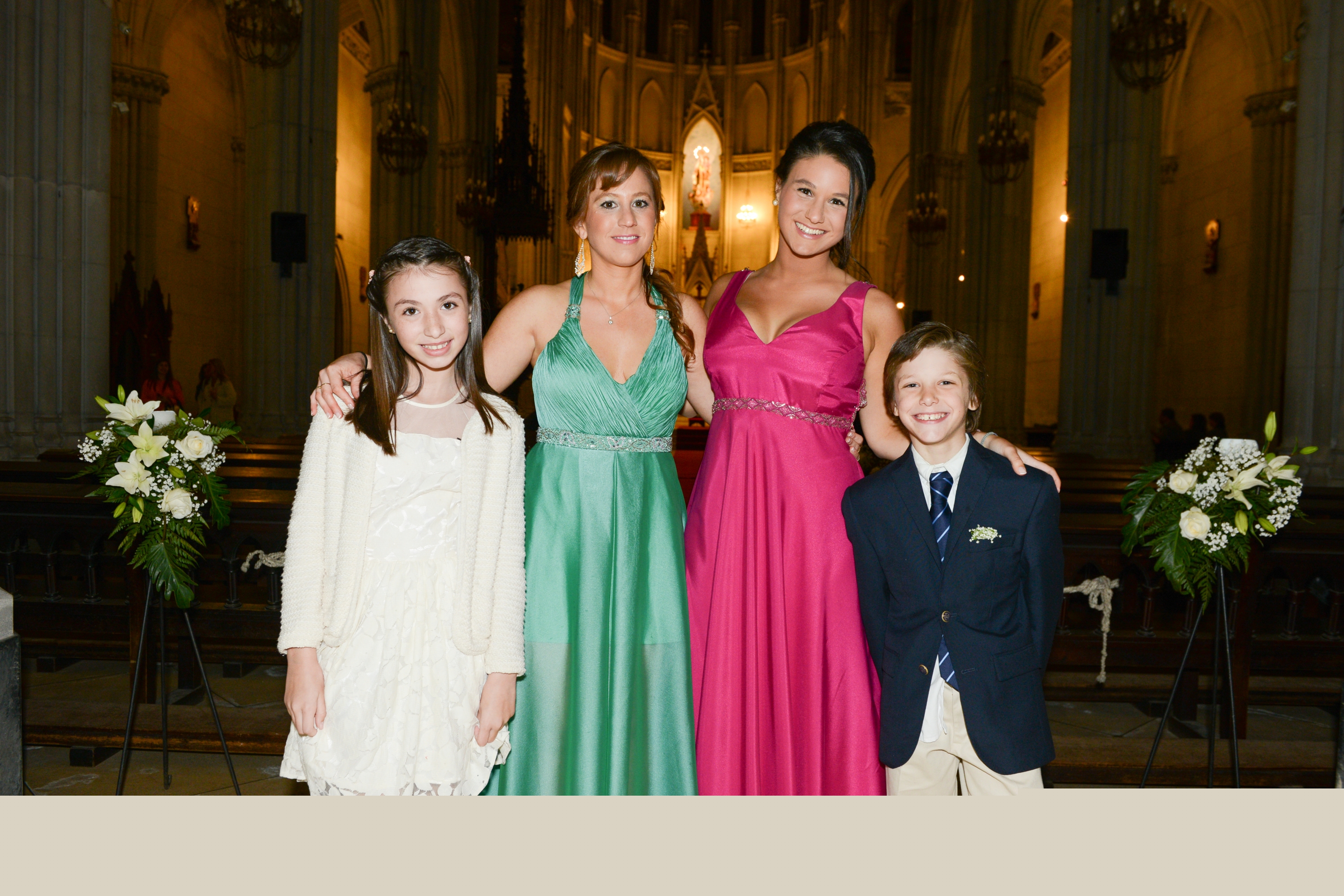 Miranda, María Jesús, Joaquína y Facundo Beltrán.