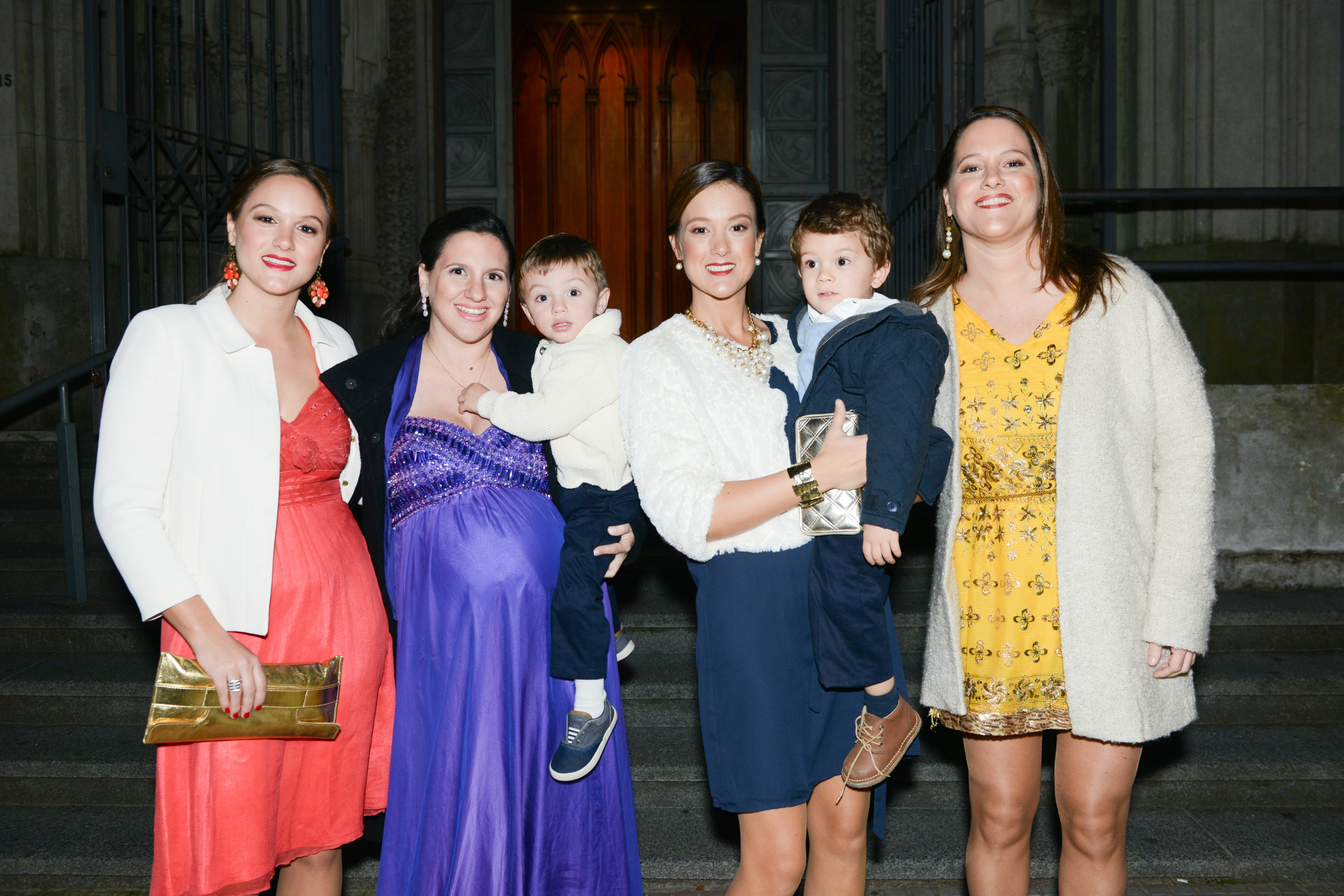 Victoria y Carolina Fernández Beltrán, Juan Ignacio Pi, Valentina Fernández Beltrán, Timoteo Salvo, Lourdes Fernández Beltrán.