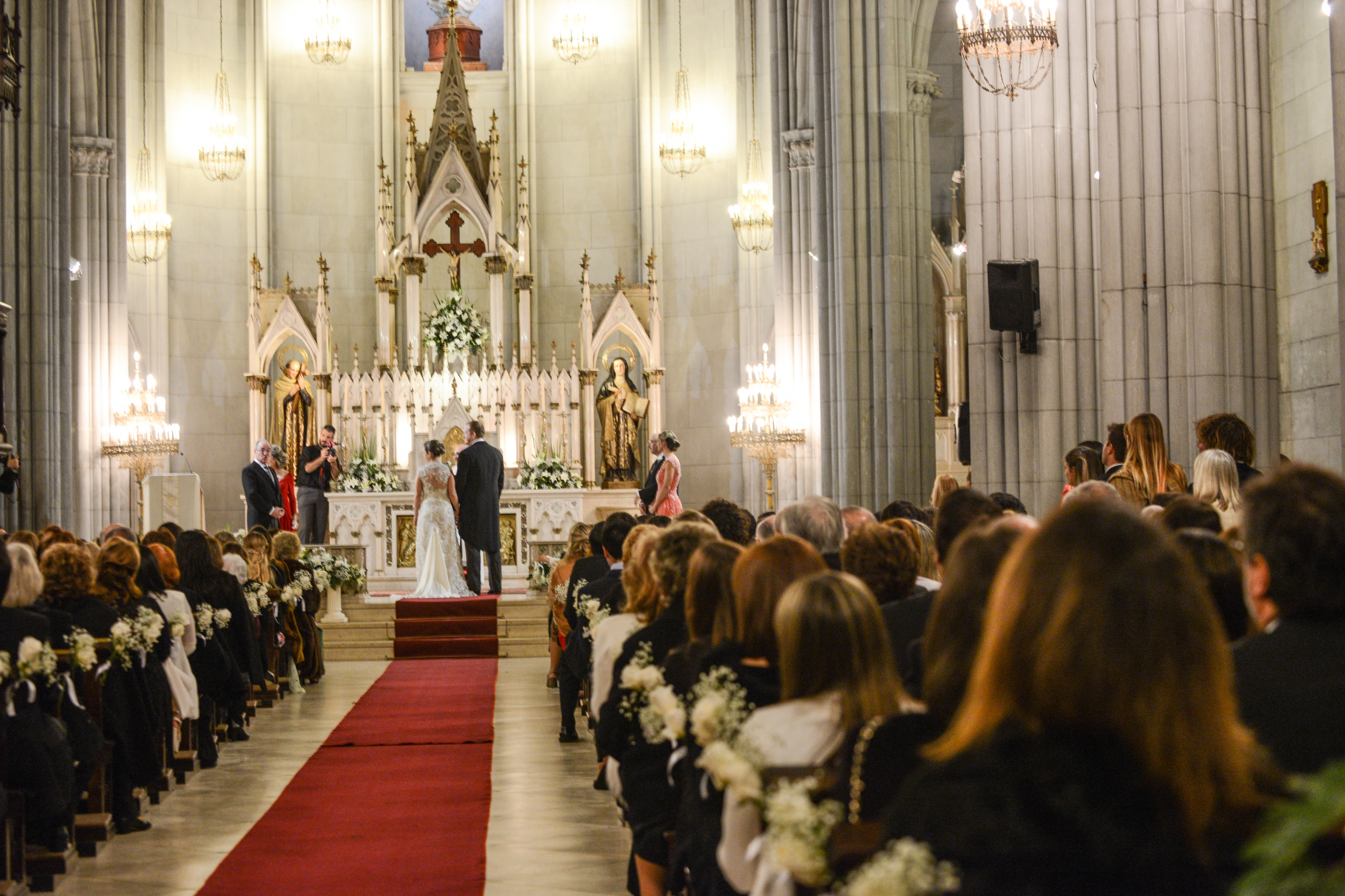 La ceremonia se realizó en Las Carmelitas.