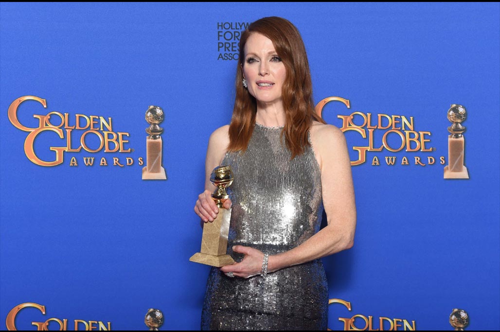 Julianne Moore mejor actriz en película dramática. Foto:AFP