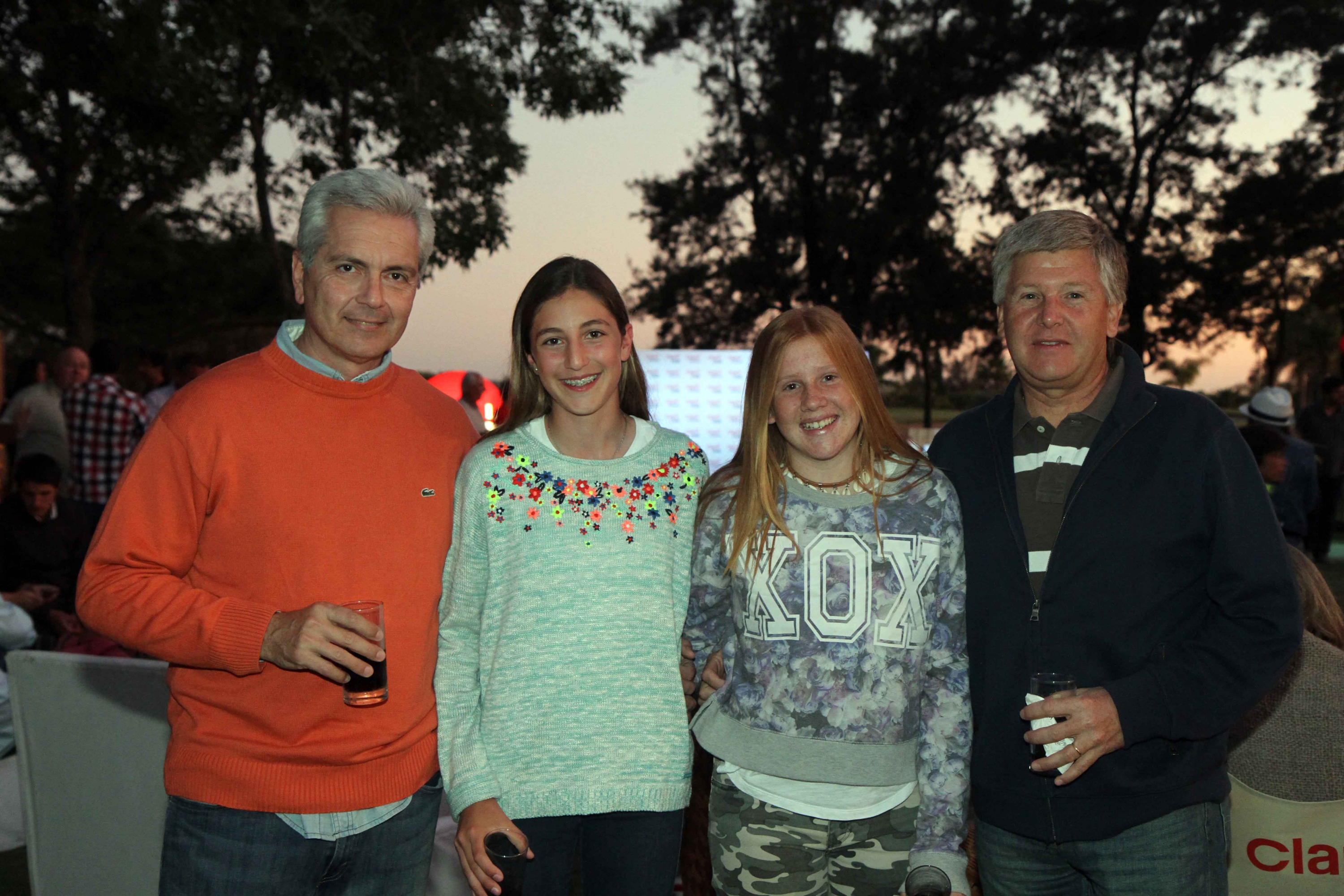 Gustavo y Ilousiane Gauthier, Paulina y Diego Mussio