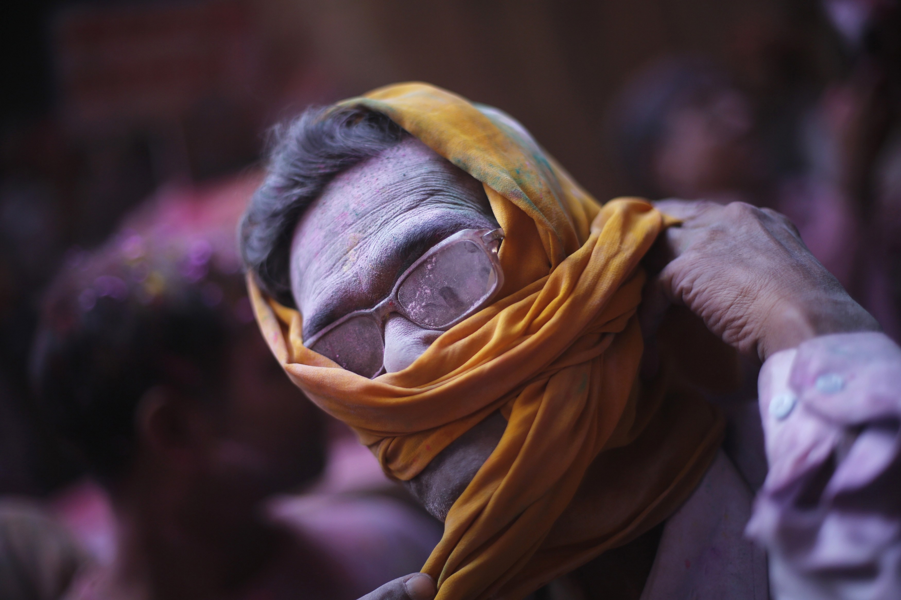 Fiesta holi en India. Foto: Reuters