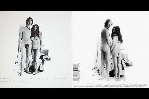 Ni Lennon ni Ono tuvieron drama en salir sin ropa