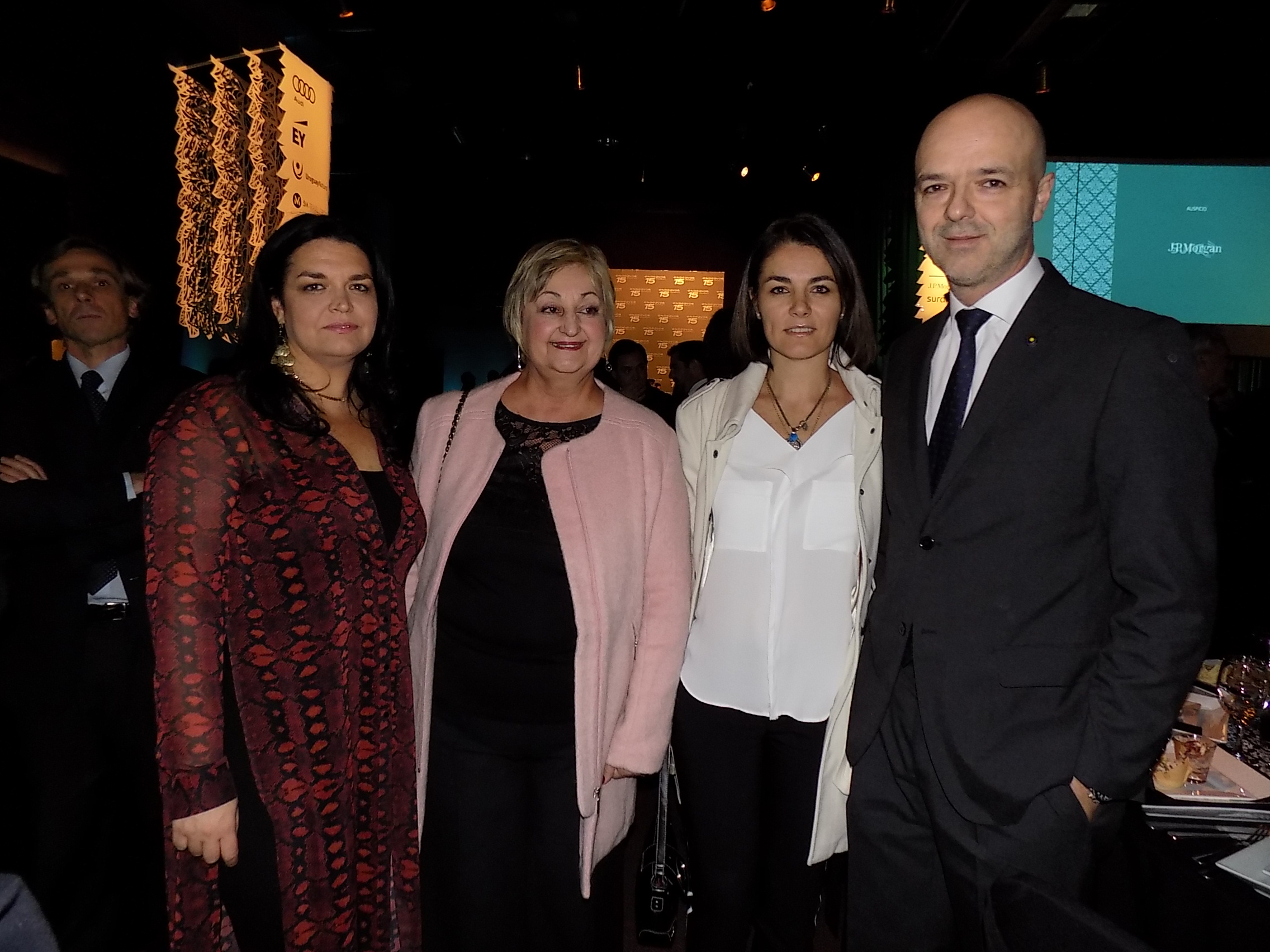 Larissa Perdomo, Liliám Kechichián,  Rosana Vázquez, Mario Carámbula.