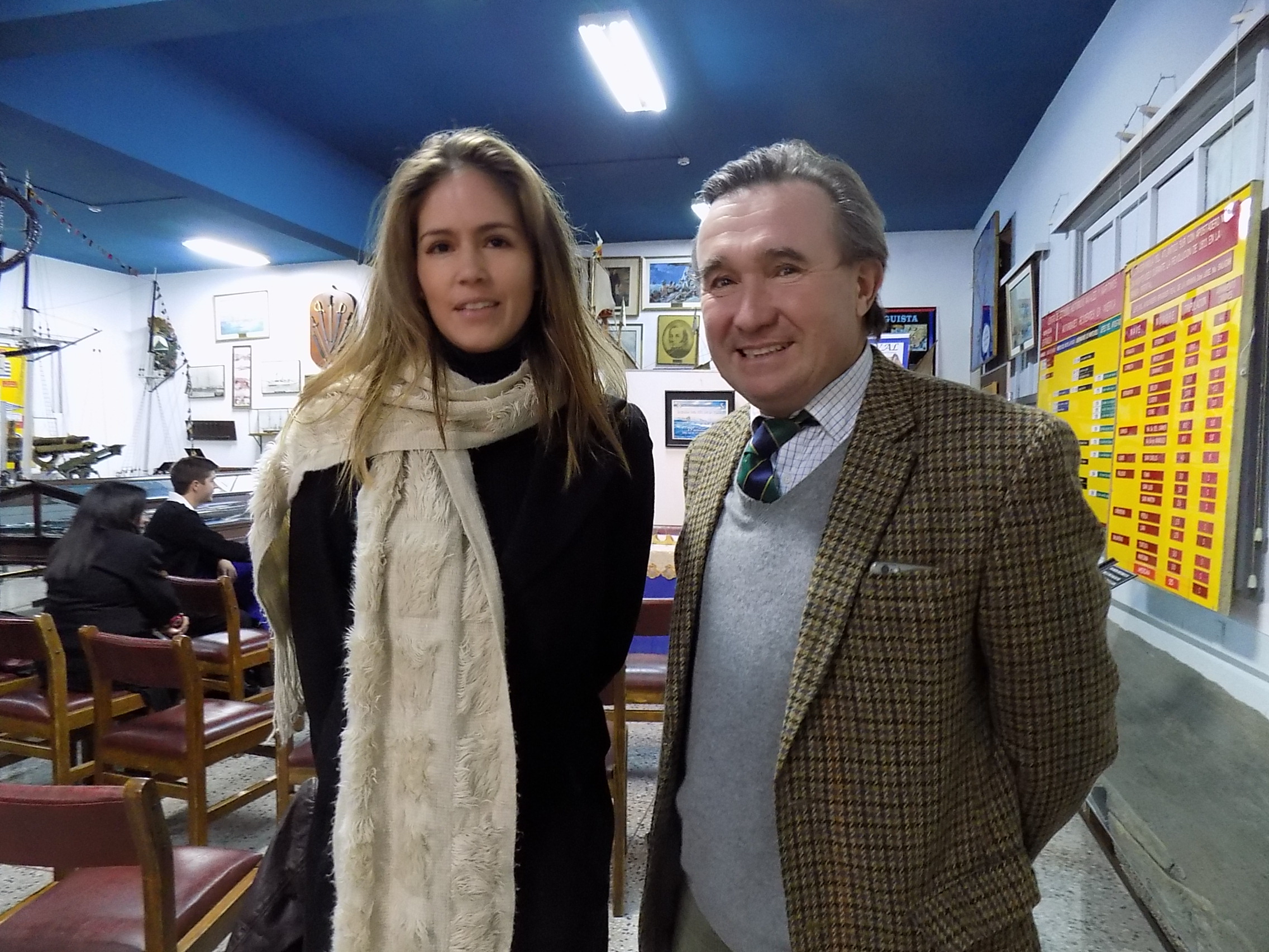 Claudia Echeverri, Alfredo Etchegaray.