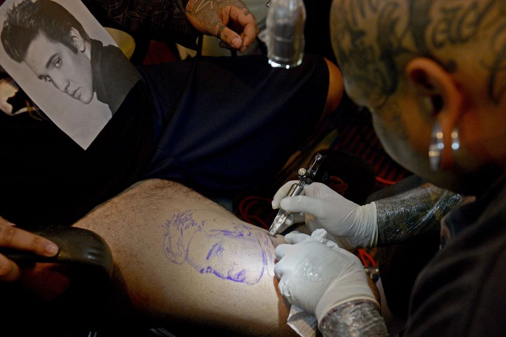 Expo Tatto Venezuela 2015. Foto: AFP