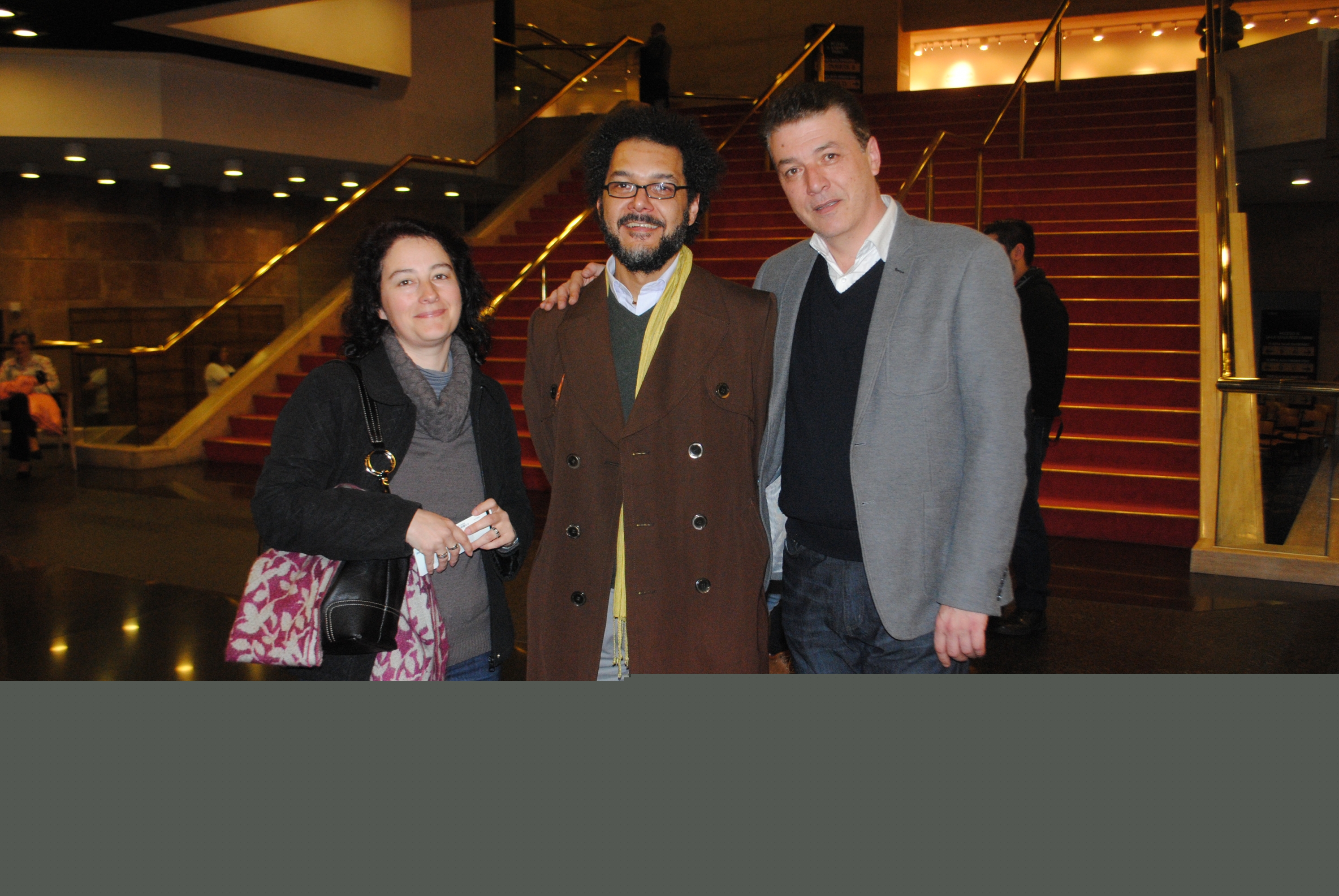 Ana Lecueder, Marcelo de los Santos, Daniel Romano.