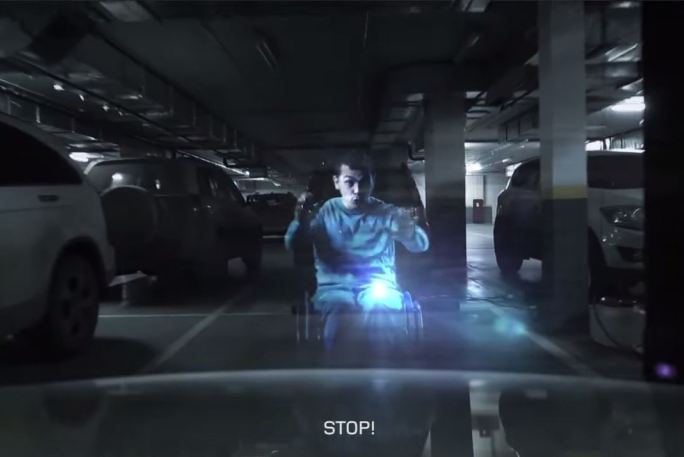 Campaña para que los conductores no utilicen estacionamientos de personas discapacitadas.