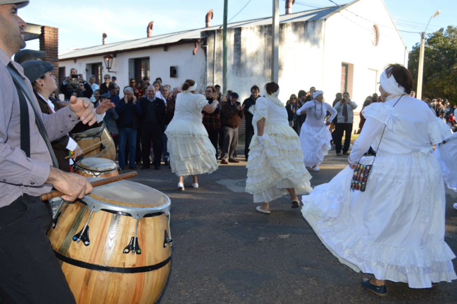 Festejos por nominación del Frigorífico Anglo como Patrimonio de la Humanidad. Foto: Daniel Rojas