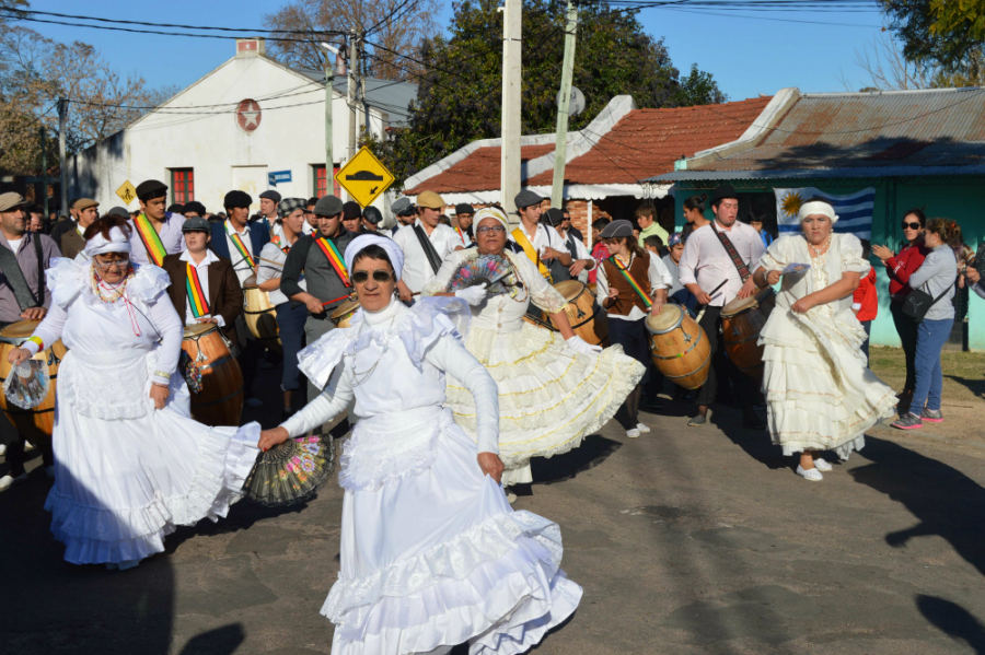 Festejos por nominación del Frigorífico Anglo como Patrimonio de la Humanidad. Foto: Daniel Rojas