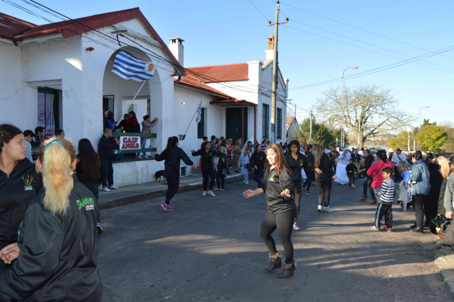 Festejos por nominación del Frigorífico Anglo como Patrimonio de la Humanidad. Foto: Daniel Rojas