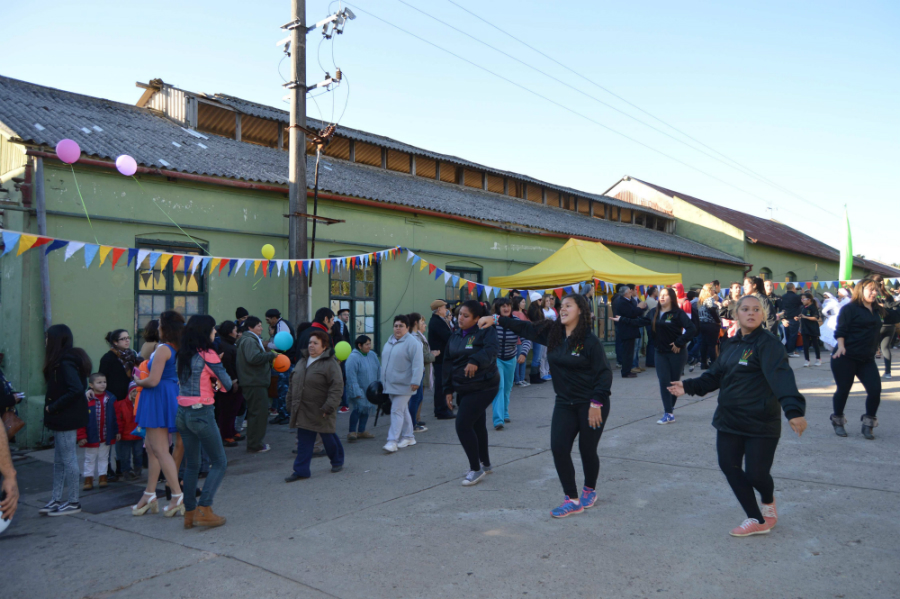 Festejos por nominación del Frigorífico Anglo como Patrimonio de la Humanidad. Foto: Daniel Rojas
