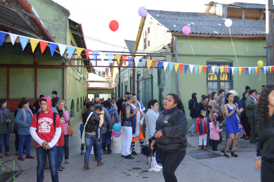 Festejos por nominación del Frigorífico Anglo como Patrimonio de la Humanidad. Foto: Daniel Rojas