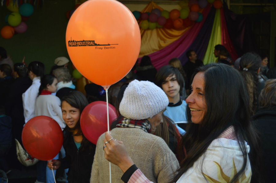 Festejos por nominación del Frigorífico Anglo como Patrimonio de la Humanidad. Foto: Daniel Rojas